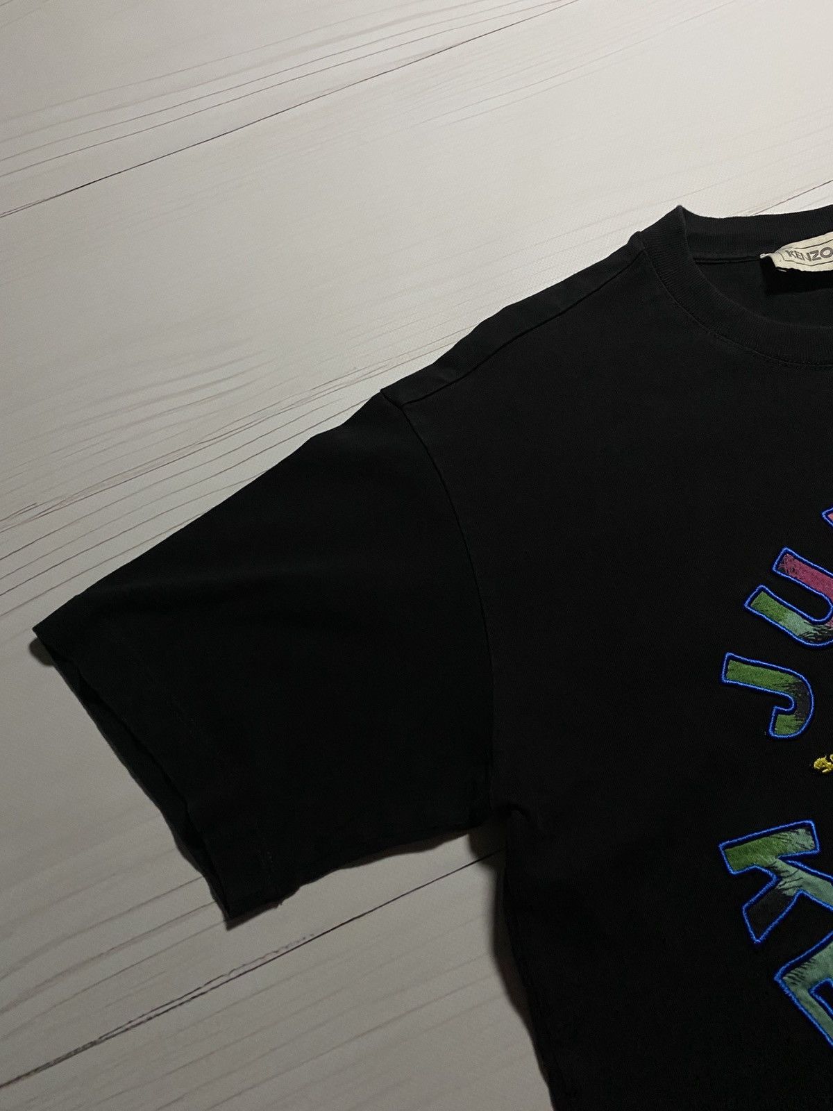 H&M × Kenzo Kenzo x H&M Jungle Kenzo Paris Embroidered Big Logo t shirt Size US M / EU 48-50 / 2 - 13 Thumbnail