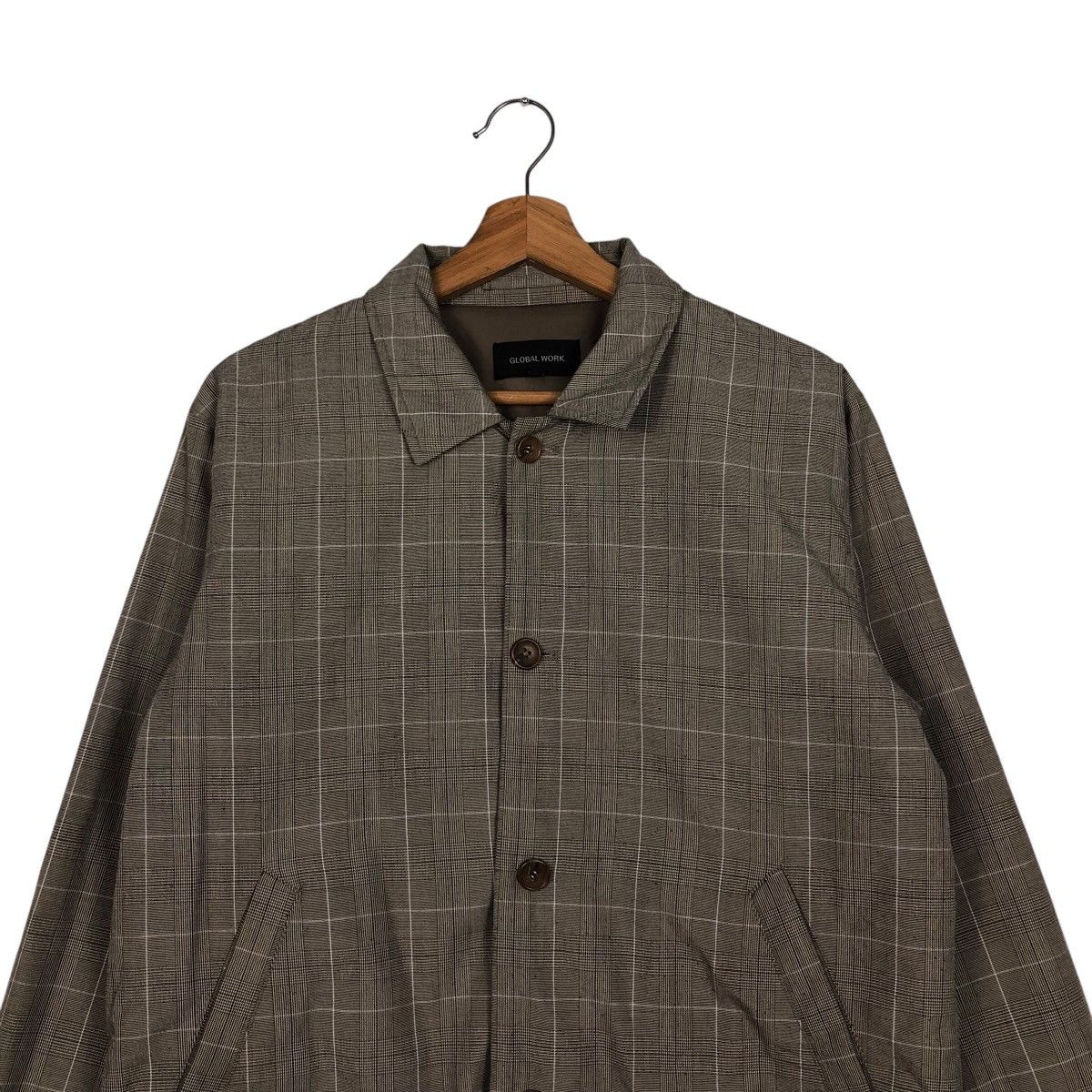 Global Work × Japanese Brand × Vintage 📌Vintage Bomber Jacket Blanket Global Work Issey Miyake Size US M / EU 48-50 / 2 - 4 Thumbnail