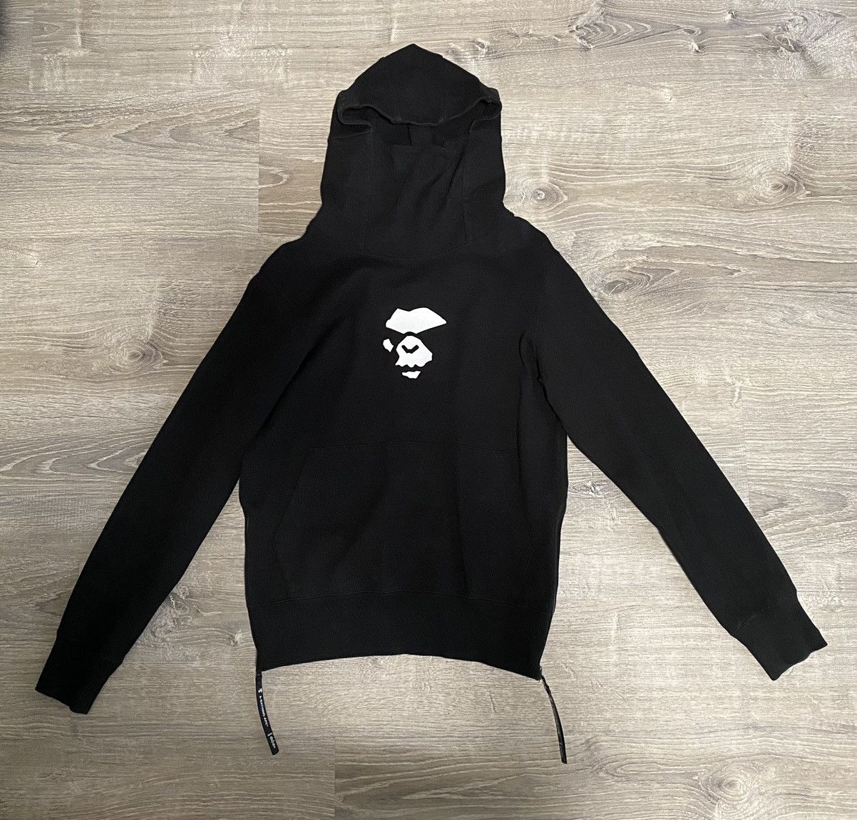 image of Bape High-Tech Army Pullover Hoodie in Black, Men's (Size Small)