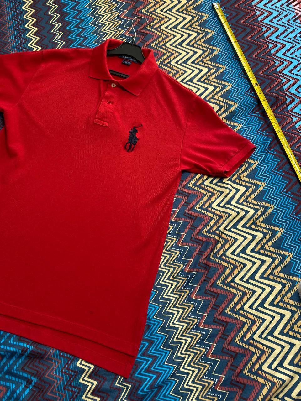 Polo Ralph Lauren T-Shirt Polo by Ralph Lauren big logo pony #3 polos Vintage Size US L / EU 52-54 / 3 - 7 Thumbnail