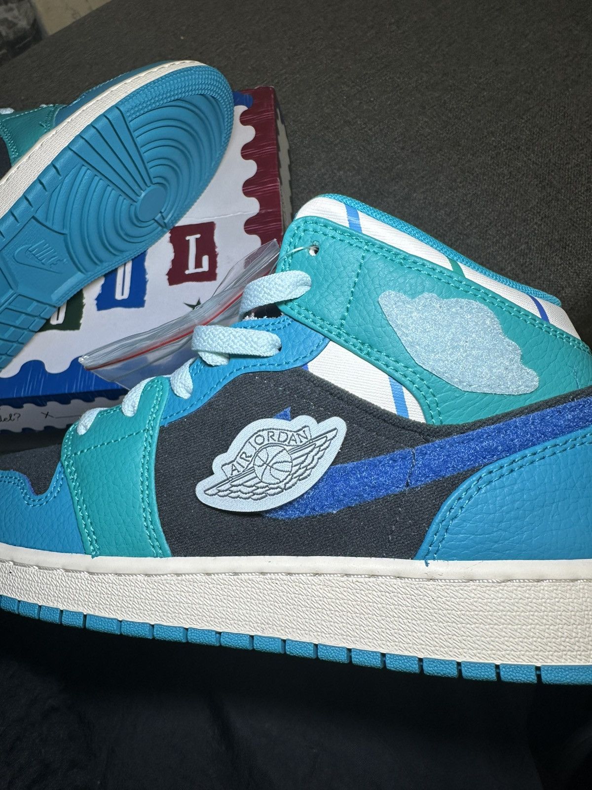 Jordan Brand × Nike Air Jordan 1 Mid SS (GS) Size US 7.5 / IT 37.5 - 14 Thumbnail