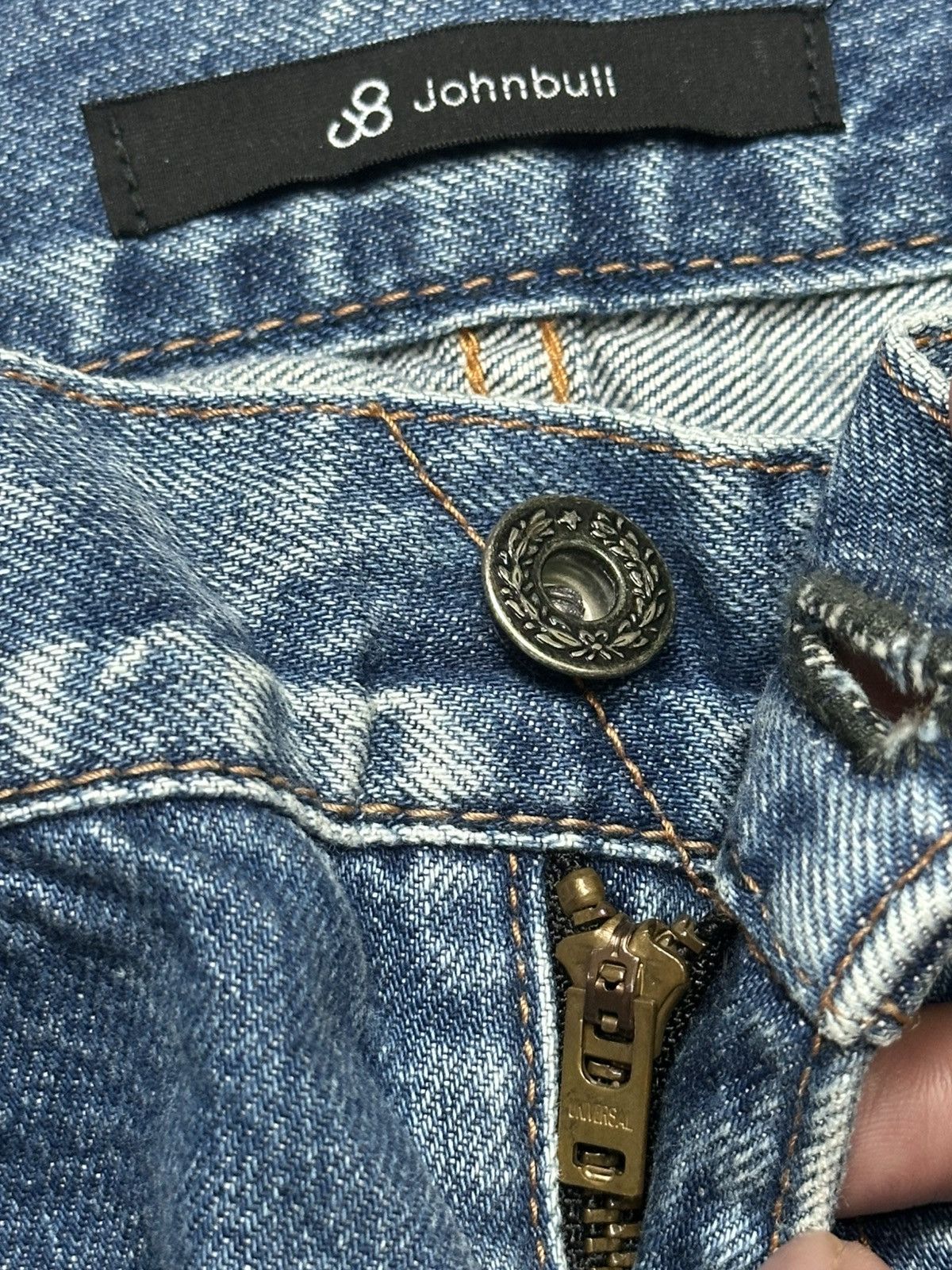 Johnbull Johnbull Selvage Distressed Japan Denim Slimfit Faded Wash Size US 32 / EU 48 - 11 Thumbnail