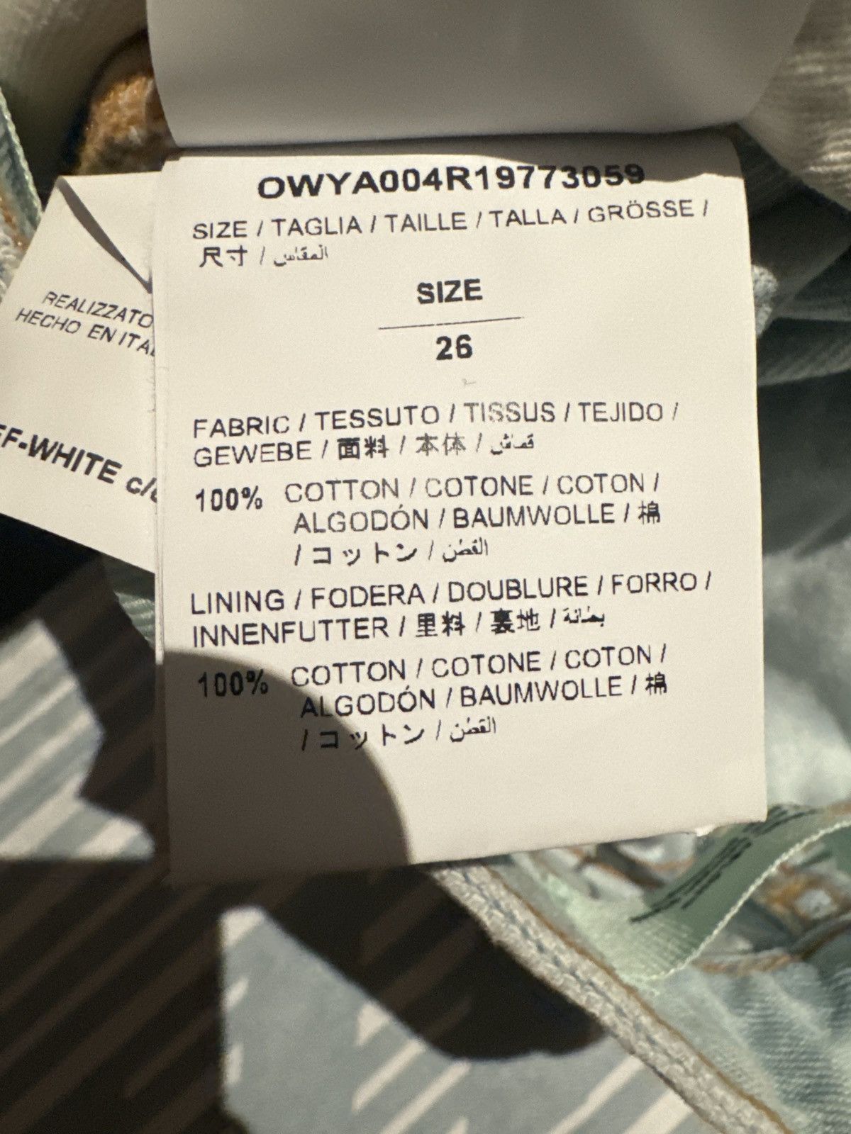 Off-White Off-white striped jeans with receipt Size 26" / US 2 / IT 38 - 9 Thumbnail