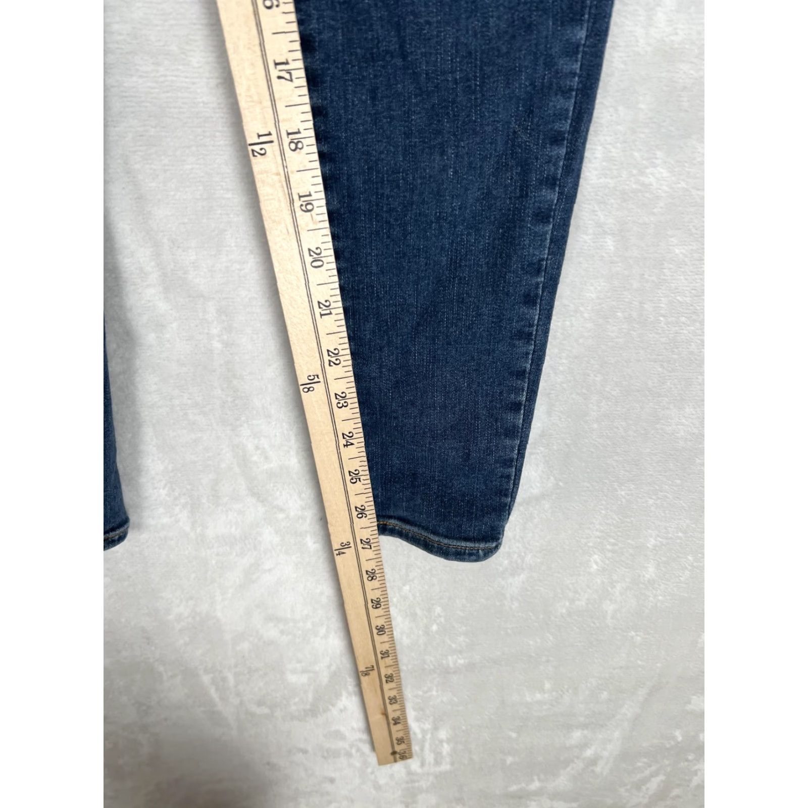 Levi's Levi's Mile High Super Skinny Ankle Jeans Womens 26 Blue High Rise Stretch Denim Size 26" / US 2 / IT 38 - 3 Thumbnail