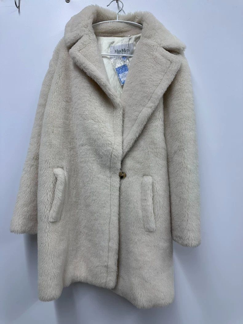 Max Mara MaxMara Teddy Faux Fur Coat -dmc Size US L / EU 52-54 / 3 - 1 Thumbnail