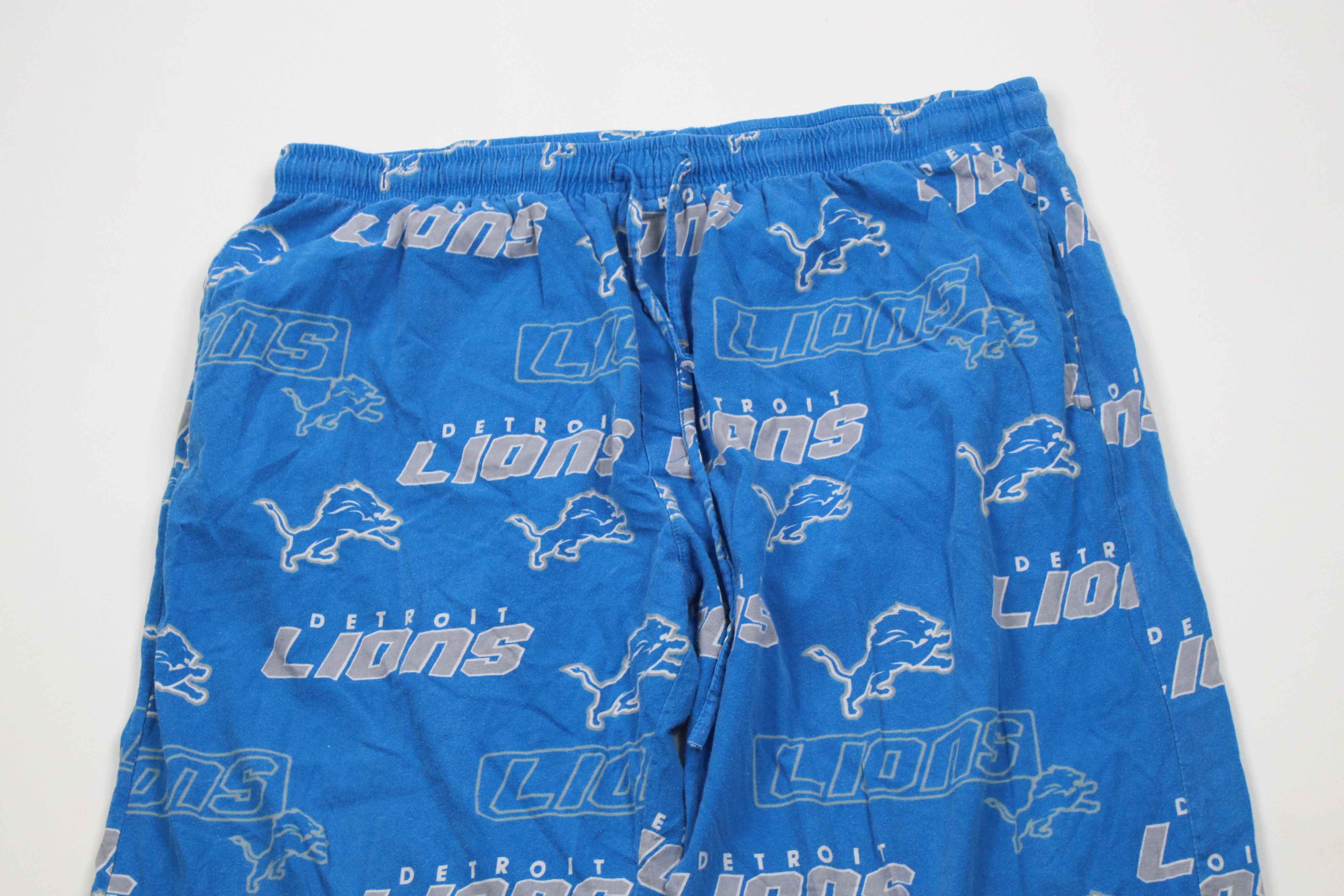 Vintage Vintage Y2K NFL Print Detroit Lions Football Pajama Pants Size US 38 / EU 54 - 2 Thumbnail