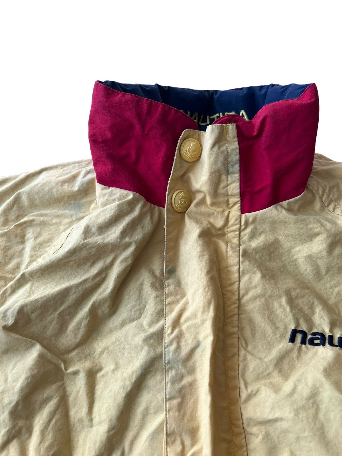 Nautica × Vintage Vintage 90s Nautica Reversible Heavy Jacket Down Puff Size US M / EU 48-50 / 2 - 10 Thumbnail
