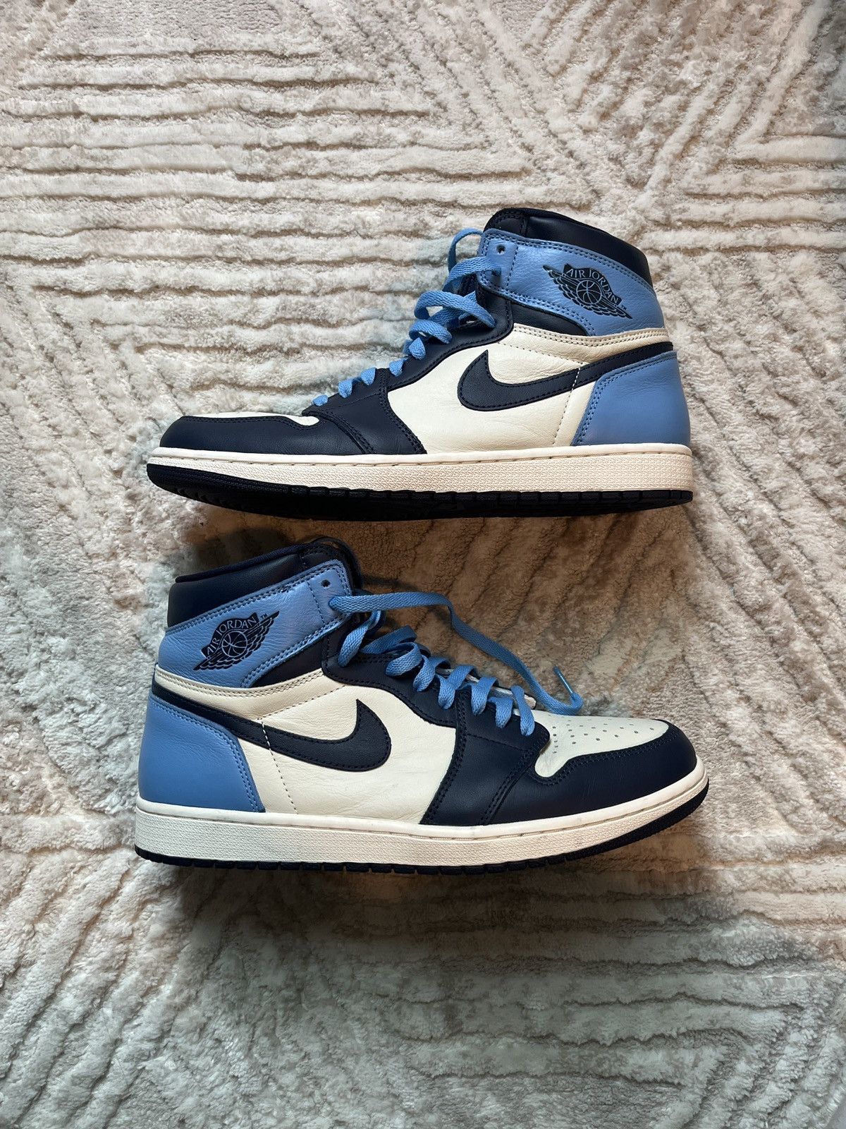 Nike Jordan 1 UNC obsidian Size US 11.5 / EU 44-45 - 1 Thumbnail