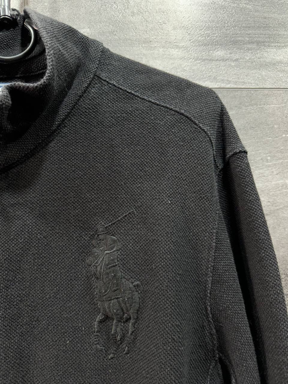 Vintage Vintage POLO RALPH LAUREN Big Pony Zip Up Sweatshirt Size US M / EU 48-50 / 2 - 2 Thumbnail