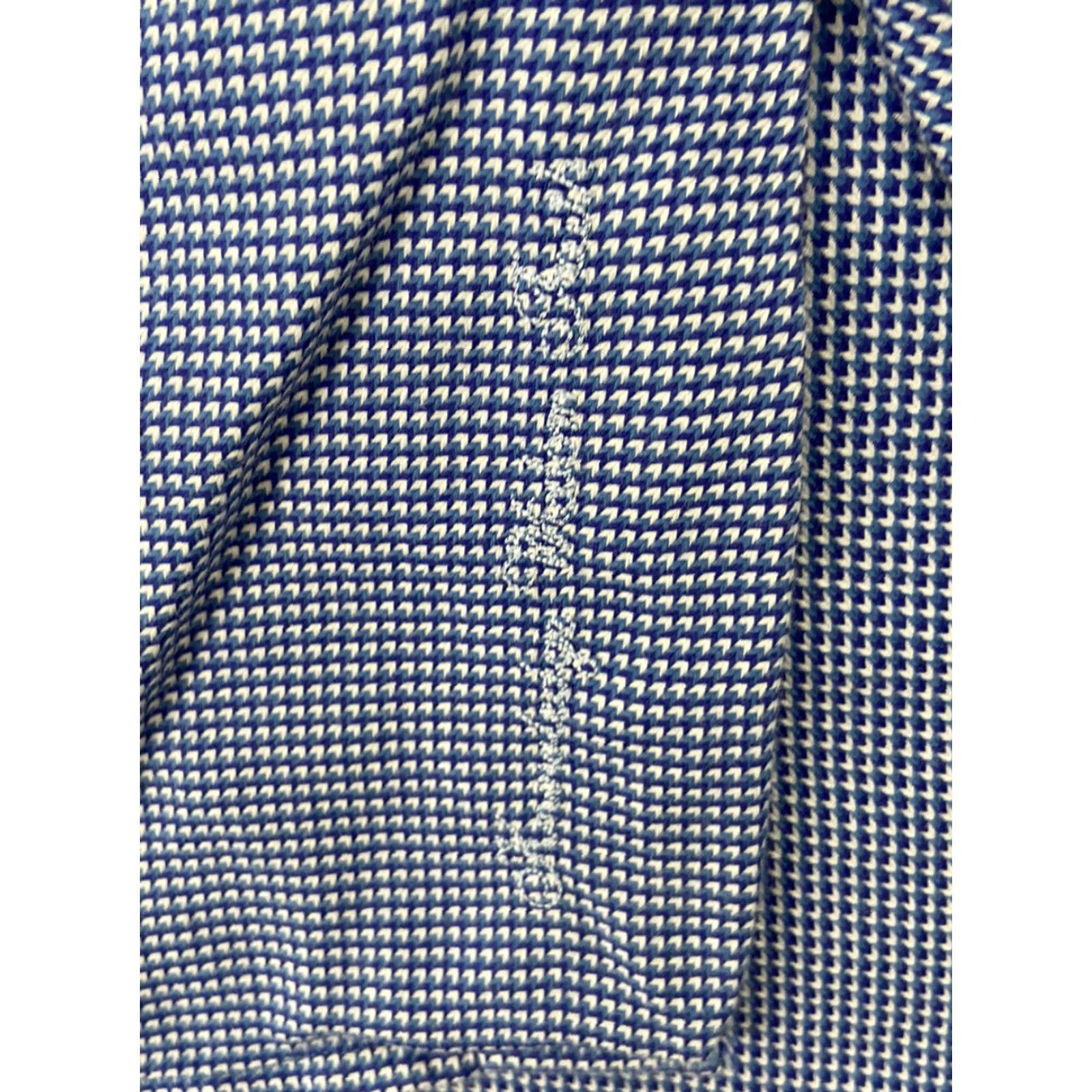 Robert Graham Robert Graham Shirt Adult 42/16.5 Blue 3D Pattern Button-Front Long Sleeve Mens Colorful Logo 100% Cotton Regular Fit Size US L / EU 52-54 / 3 - 6 Thumbnail