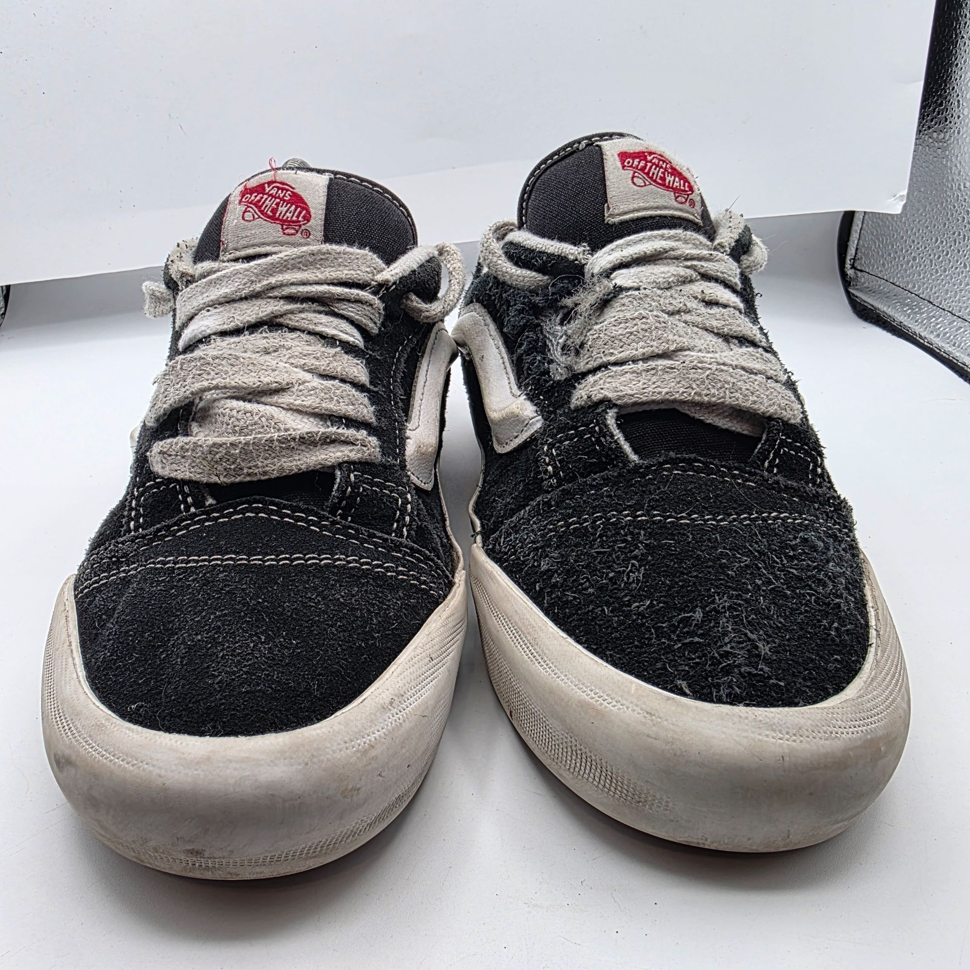 Vans Vans Knu Skool Mens Size 7.5 Black White Suede Chunky Skate Size US 7.5 / EU 40-41 - 2 Thumbnail