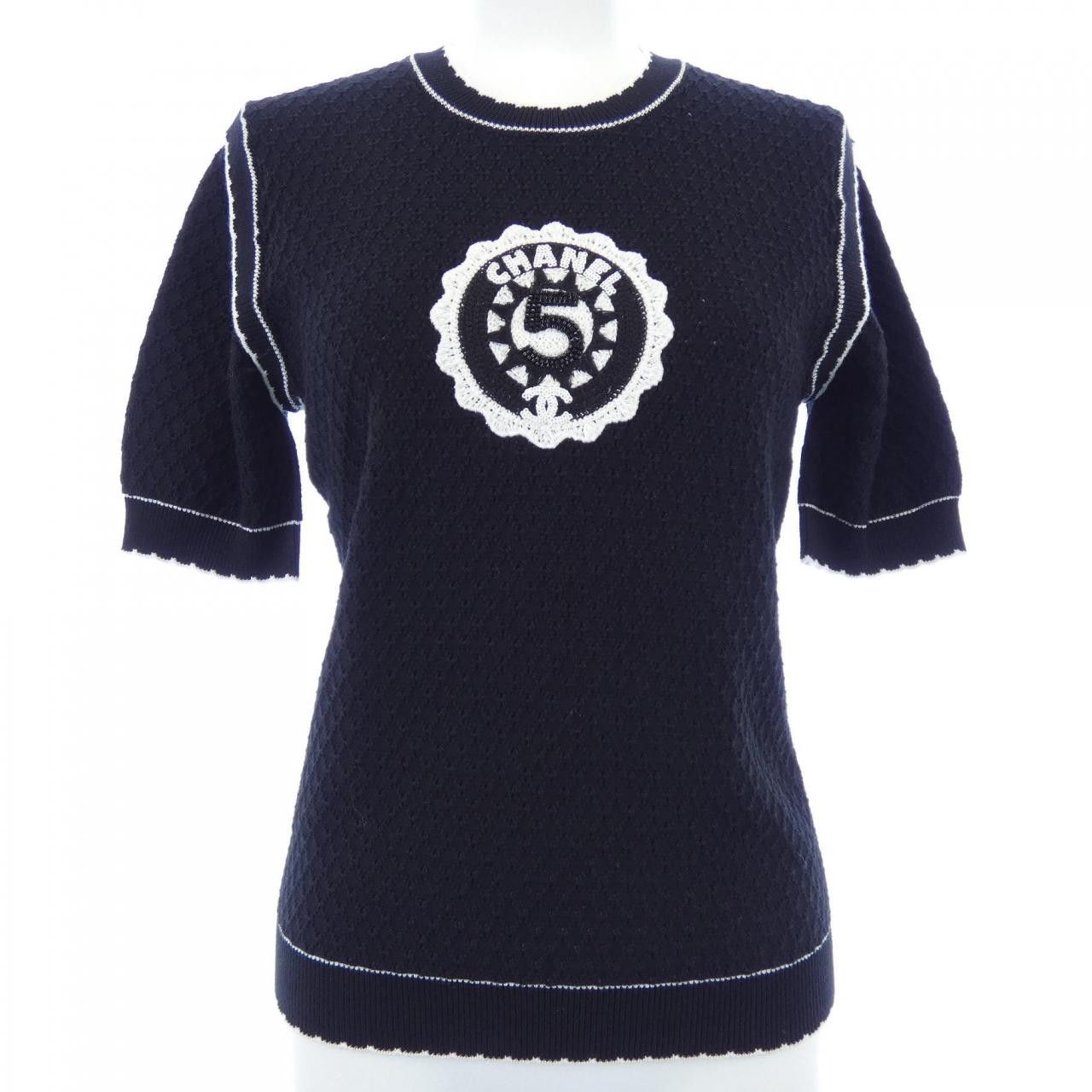 Chanel Chanel Chanel Knit Top Textile Tops P74144K10654 DUTY FREE for USA Size ONE SIZE - 1 Thumbnail