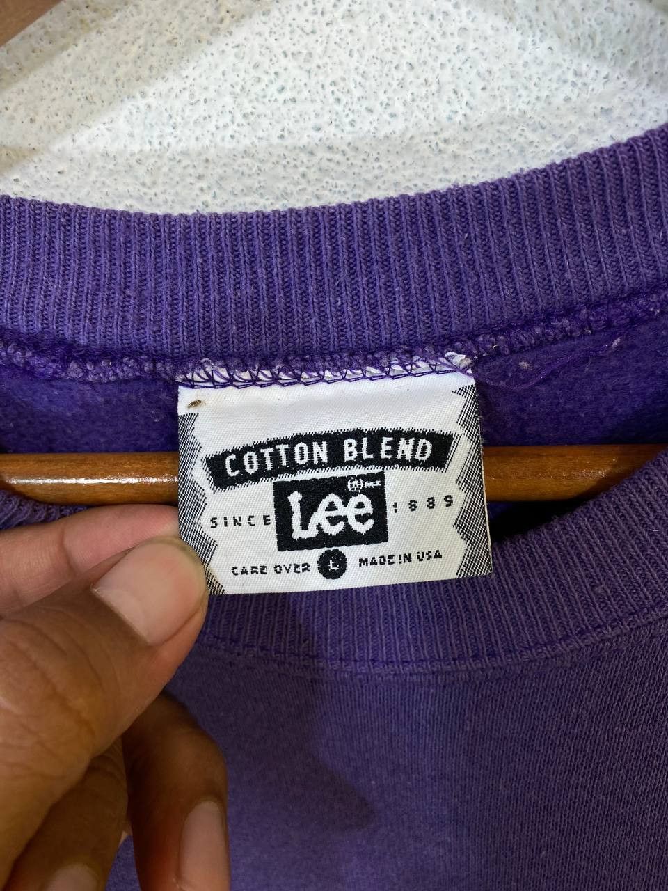 Lee vintage lee spellout sweatshirt made in usa Size US L / EU 52-54 / 3 - 4 Thumbnail