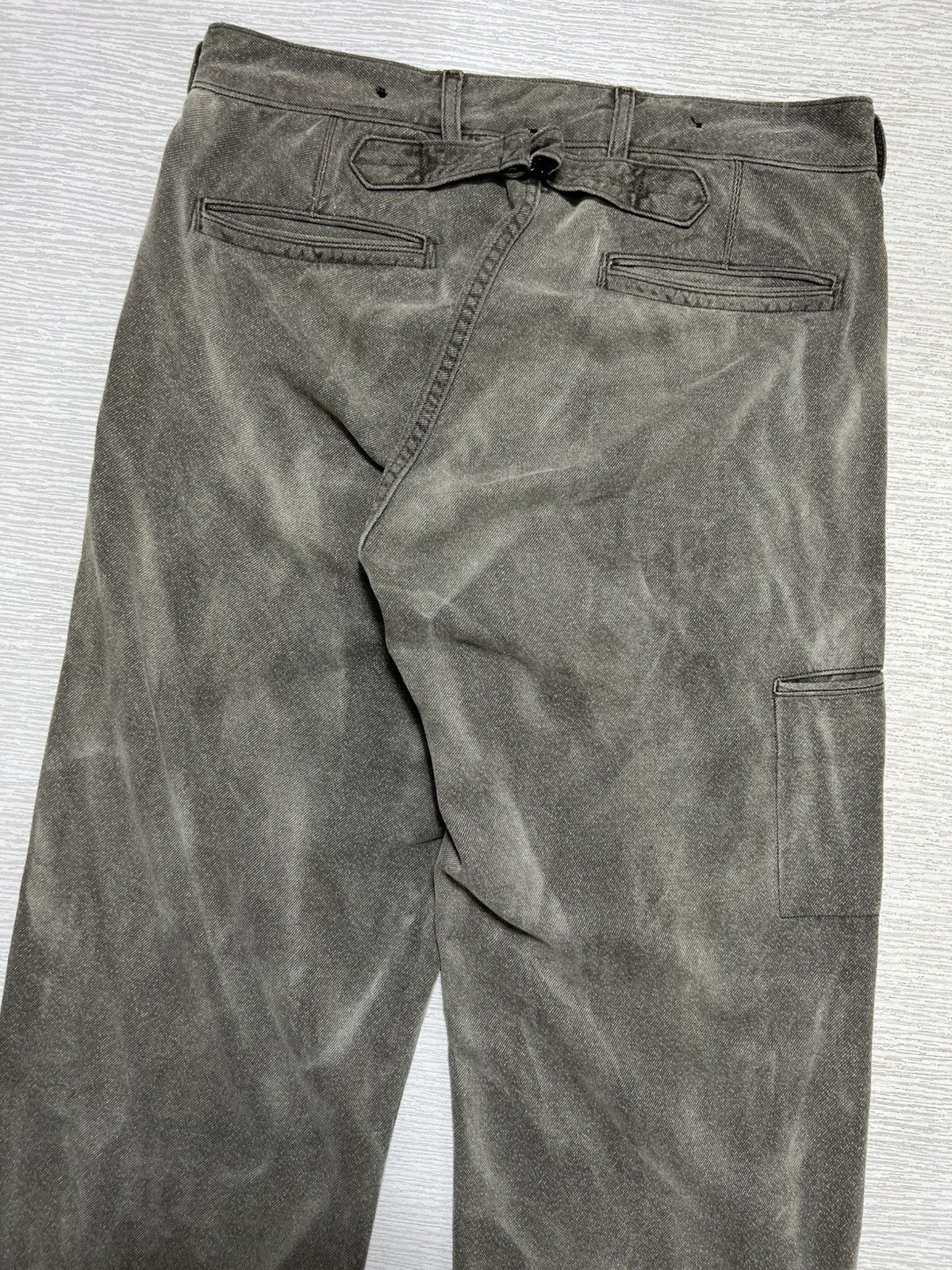 RRL Ralph Lauren RRL - Cinch Back Distressed Effect Baggy Work Pants Size US 32 / EU 48 - 9 Thumbnail