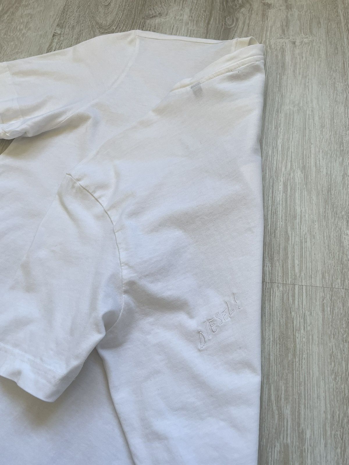 Diesel Diesel T Shirt Alien Center Printed Logo White T Diegos B81 Size US M / EU 48-50 / 2 - 7 Thumbnail