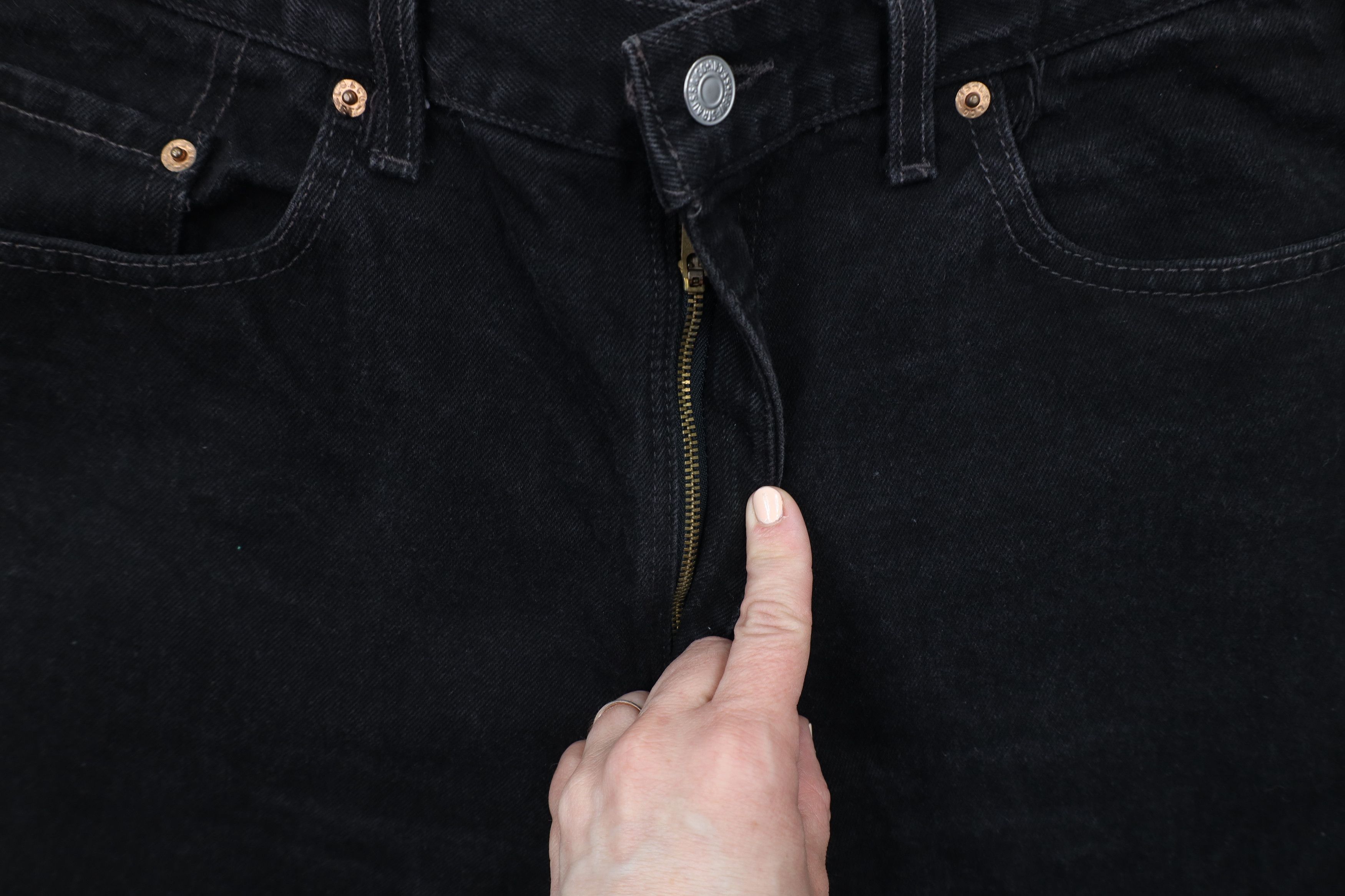 Levi's Vintage 90s Levis 550 Relaxed Fit Denim Jeans Black Cotton Size US 36 / EU 52 - 7 Thumbnail