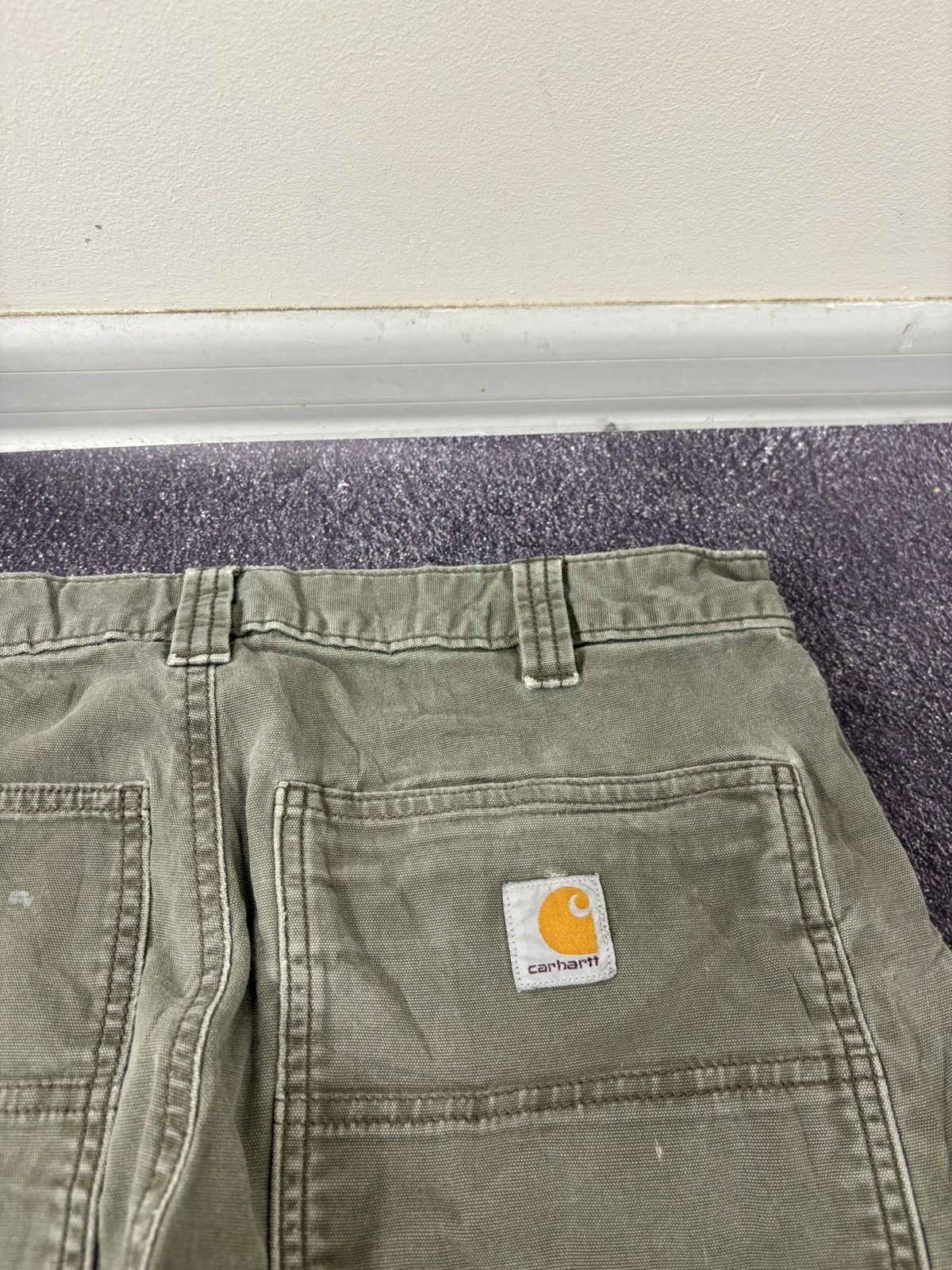 Carhartt Vintage Carhartt Double Knee Military Green Hype Baggy Pants Size US 32 / EU 48 - 7 Thumbnail