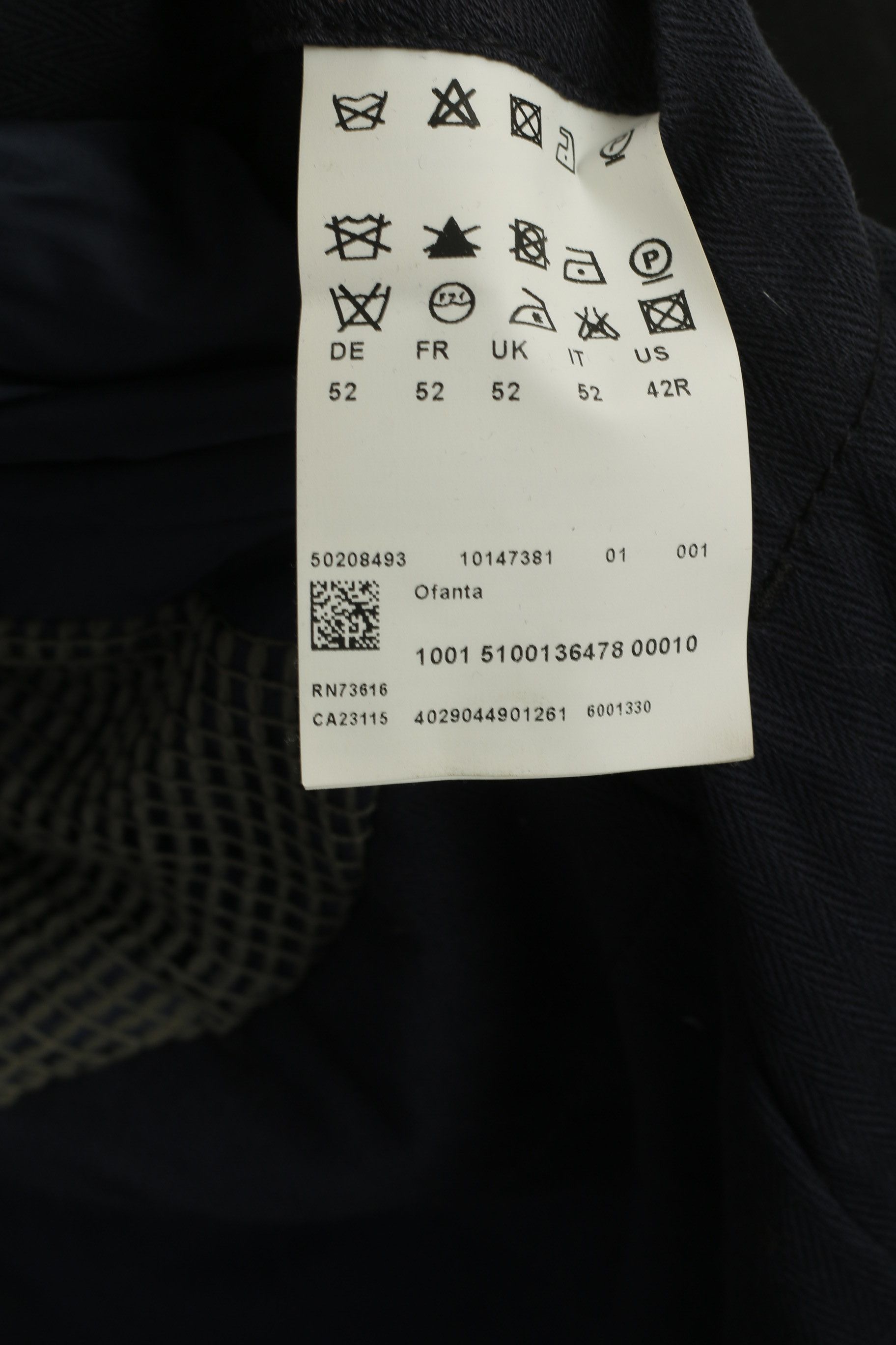 Hugo Boss Boss Orange Men 42 52 M Jacket Black Wool Zip Up 8821 Size US M / EU 48-50 / 2 - 7 Thumbnail