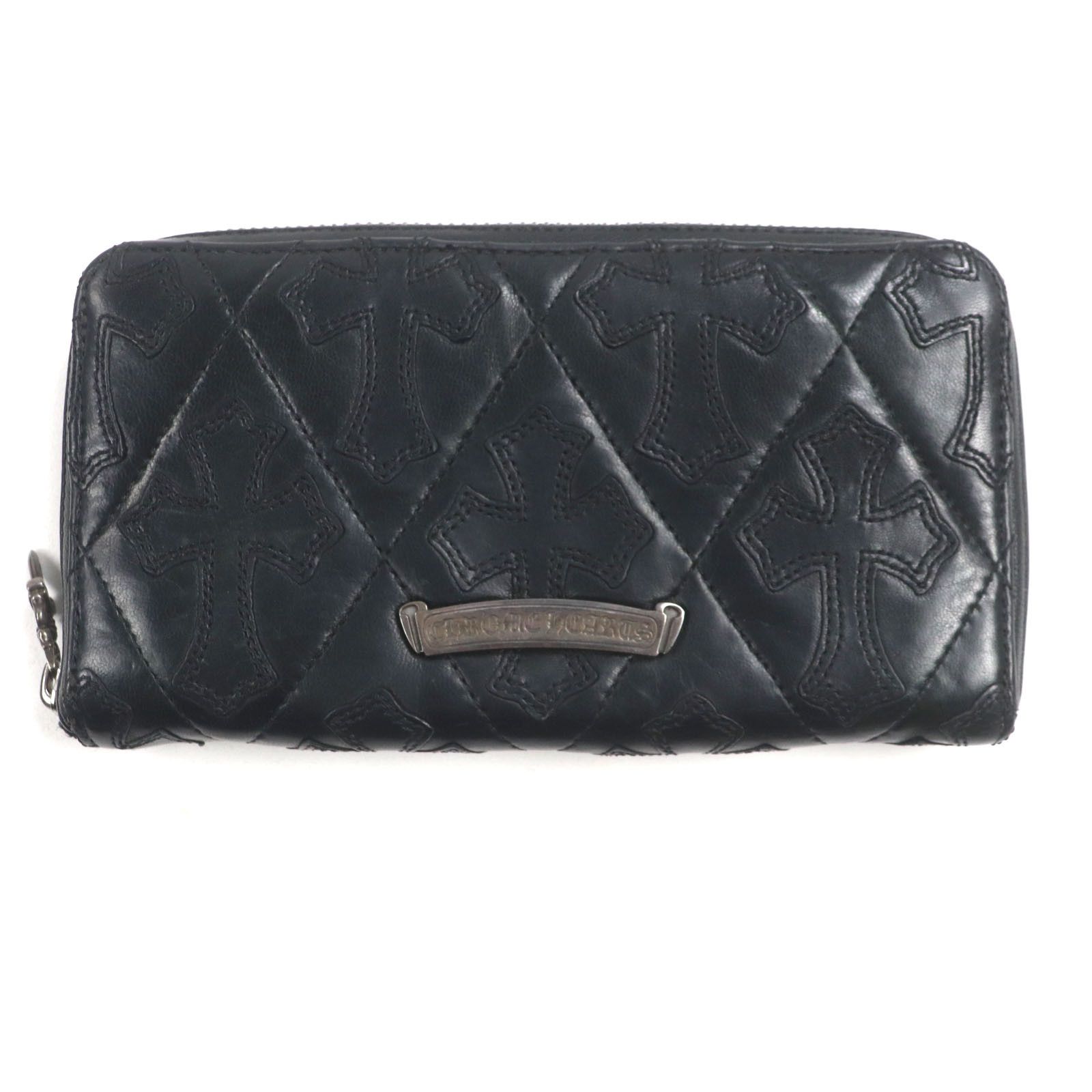 Chrome Hearts Other Chrome Hearts Leather Zip Wallet Leather Long Wallet DUTY FREE for USA Size ONE SIZE - 1 Thumbnail
