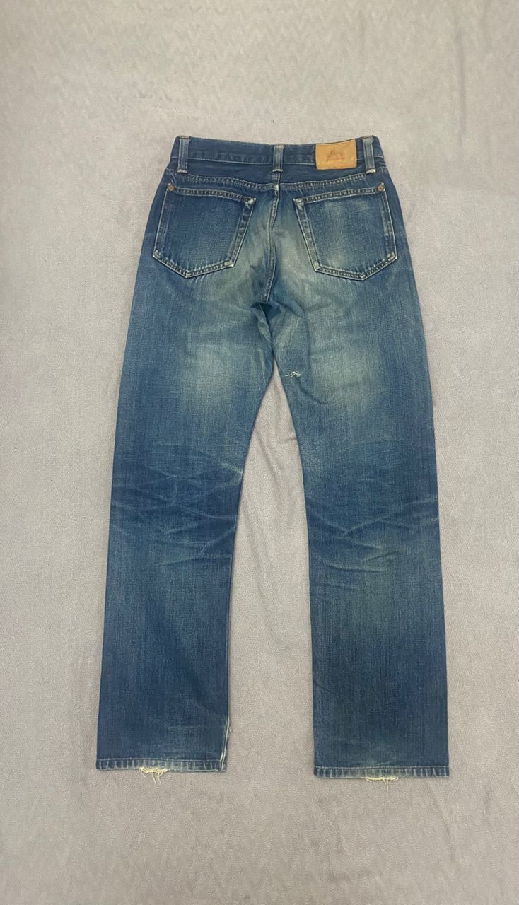 If Six Was Nine Vintage Paul Smith Red Ear Selvegde Distressed Denim Size US 28 / EU 44 - 2 Thumbnail