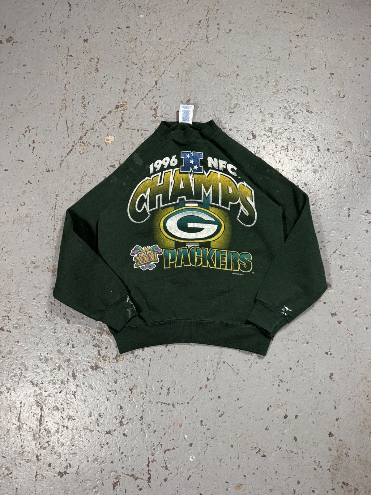NFL Vintage 1996 Green Bay Packers Pro Player Crewneck Size US M / EU 48-50 / 2 - 1 Thumbnail
