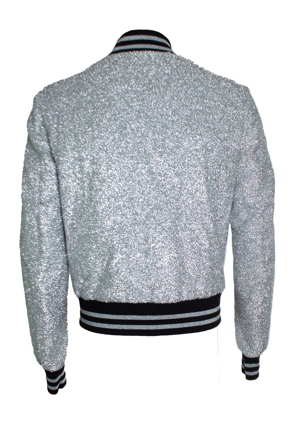 Balmain Balmain, Silver bomber with lurex Size US M / EU 48-50 / 2 - 3 Thumbnail
