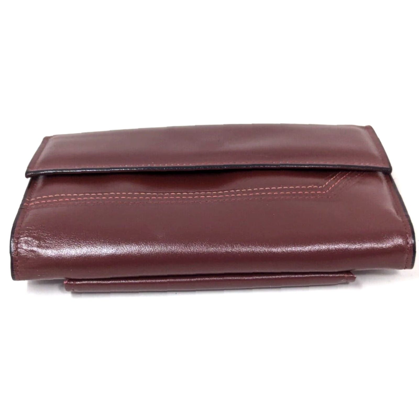 Vintage VINTAGE Princess Gardner Brown Leather Stasher Checkbook Secretary Wallet Women Wallet Size ONE SIZE - 3 Thumbnail