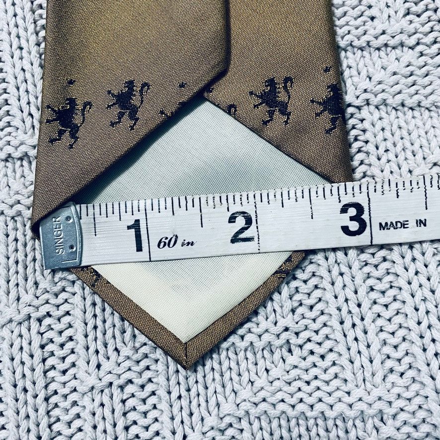 Vintage Vintage Ohrbach's silk golden lion tie Size ONE SIZE - 5 Thumbnail