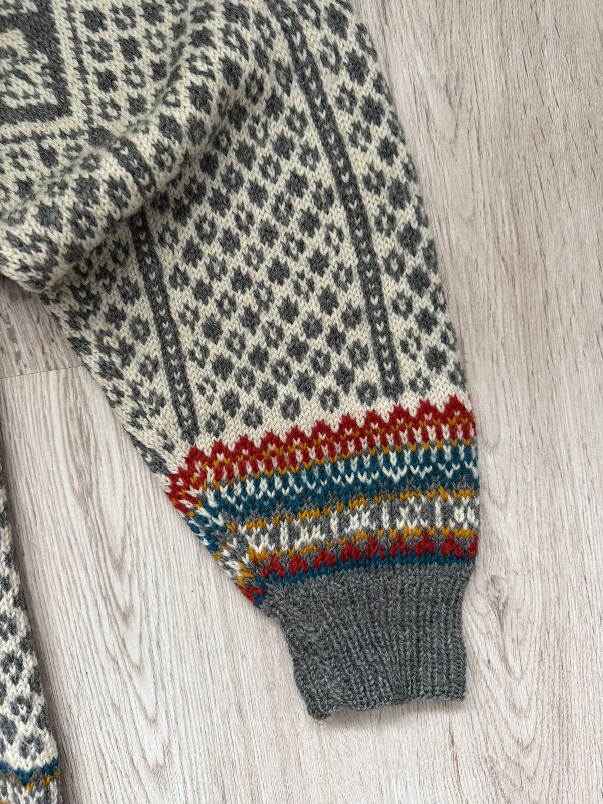 Dale Of Norway Dale Garn Wool Fair Isle Ski Sweater Oversize L 1990s Size US L / EU 52-54 / 3 - 4 Thumbnail