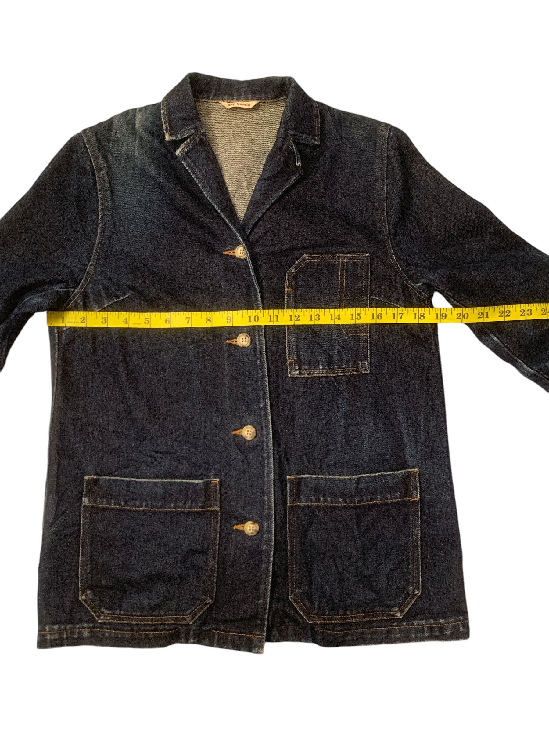 Japanese Brand Rare Design Vintage Ray Cassin Denim Jackets Size M / US 6-8 / IT 42-44 - 8 Thumbnail