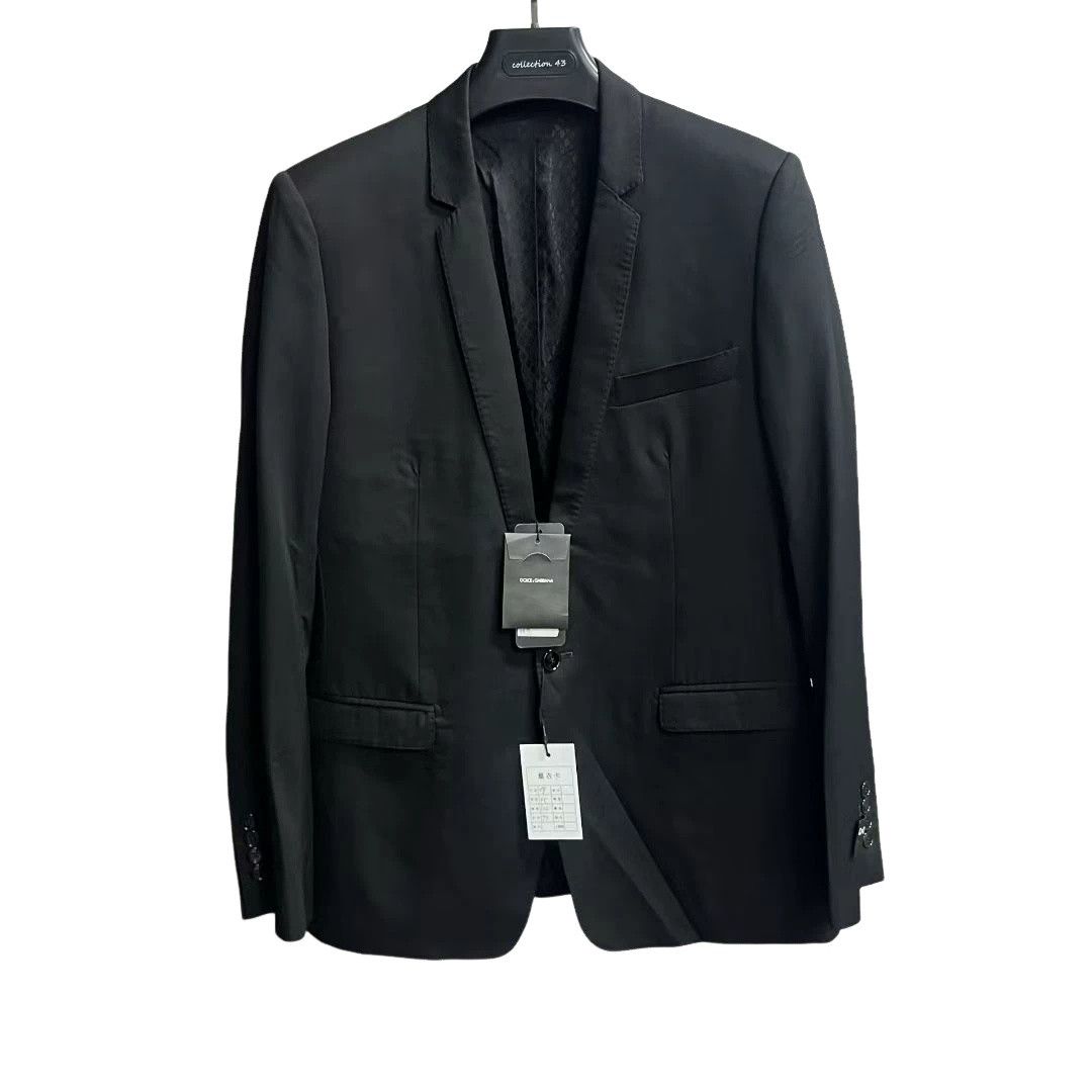 Dolce & Gabbana Dolce & Gabbana Virgin Wool Solid Blazer 38R Size 38R - 1 Thumbnail