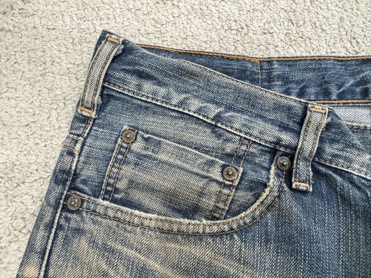Levi's Best Buy‼️ Vintage 90's Levis 505 Thrashed Selvedge Denim Size US 34 / EU 50 - 4 Thumbnail
