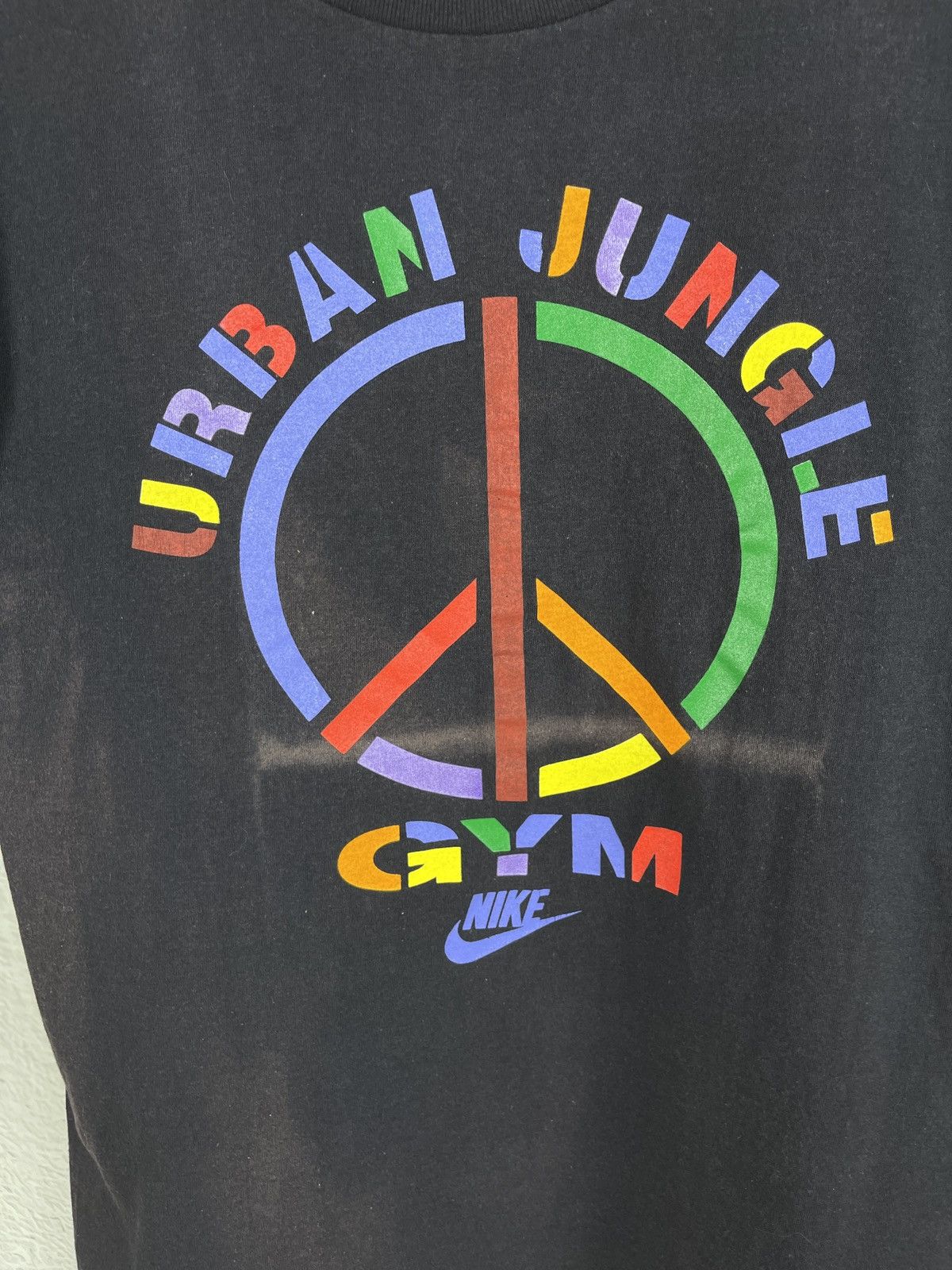 Nike Nike vintage 90s Urban Jungle gym peace single stitch tee Size US L / EU 52-54 / 3 - 4 Thumbnail