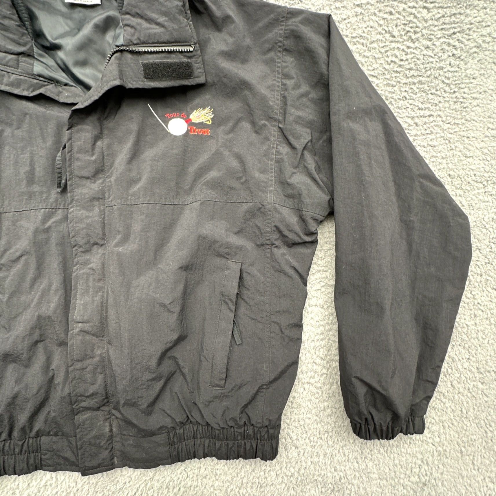 Vintage VINTAGE Fahrenheit Windbreaker Jacket 90s Black XL Men Shirt? Size US XL / EU 56 / 4 - 7 Thumbnail