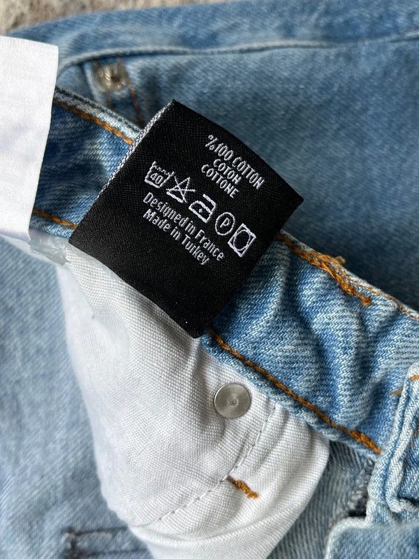 Vintage Blazed Sz 40 / L Wide Flared Jeans Denim Rare NWT Size 40" / US 18 - 8 Thumbnail