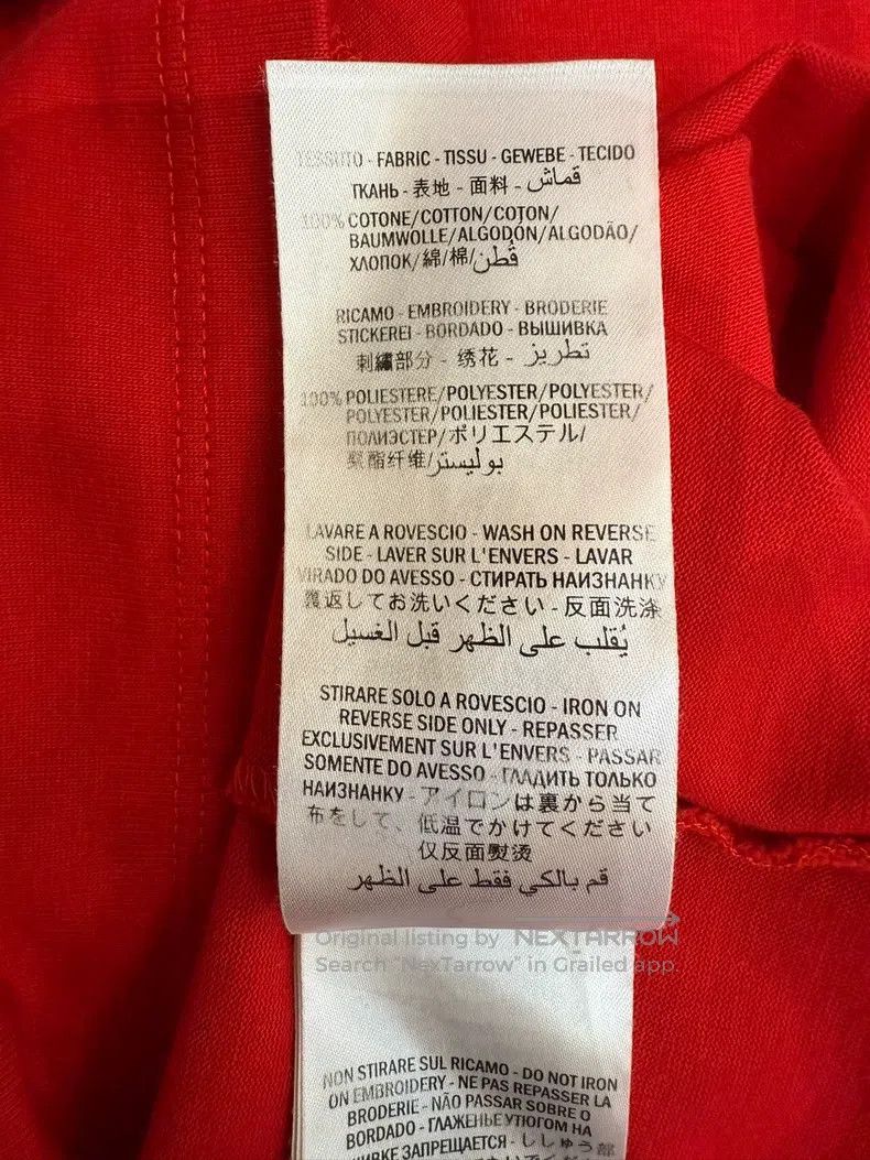 Gucci Gucci Red tennis racket embroidered short sleeves Size US S / EU 44-46 / 1 - 6 Thumbnail