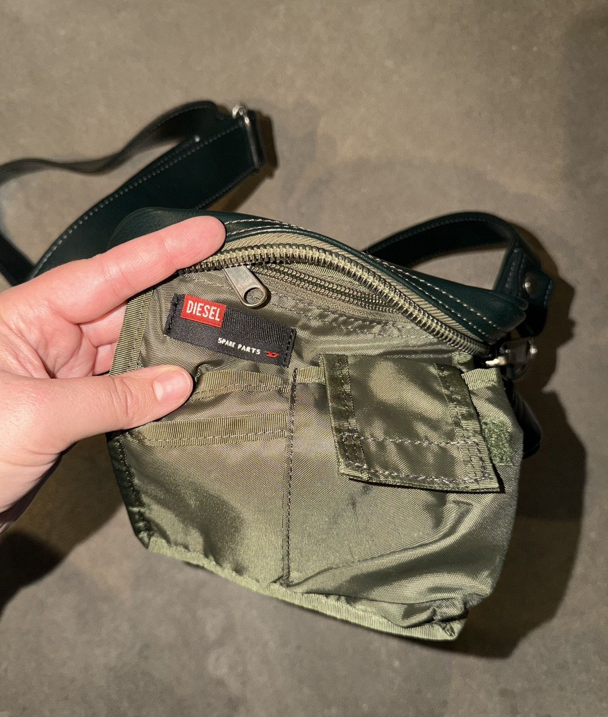 Diesel Diesel Green Crossbody Bag – Vintage Spare Parts Line Size ONE SIZE - 9 Thumbnail