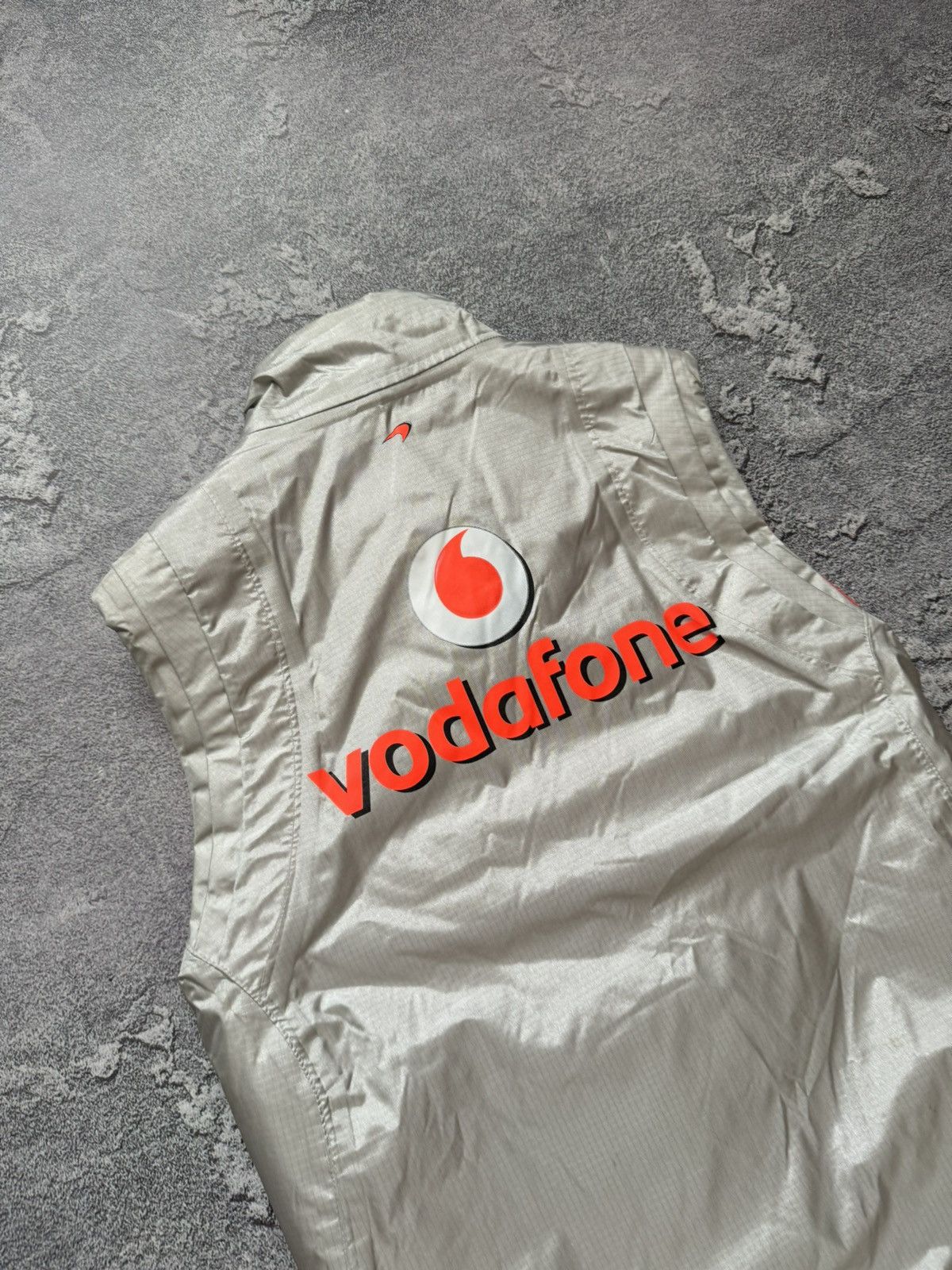 Malcolm McLaren × Mercedes-Benz Vest S McLaren Mercedes-Benz Vodafone Mobil 1 racing jacket Size US S / EU 44-46 / 1 - 14 Thumbnail