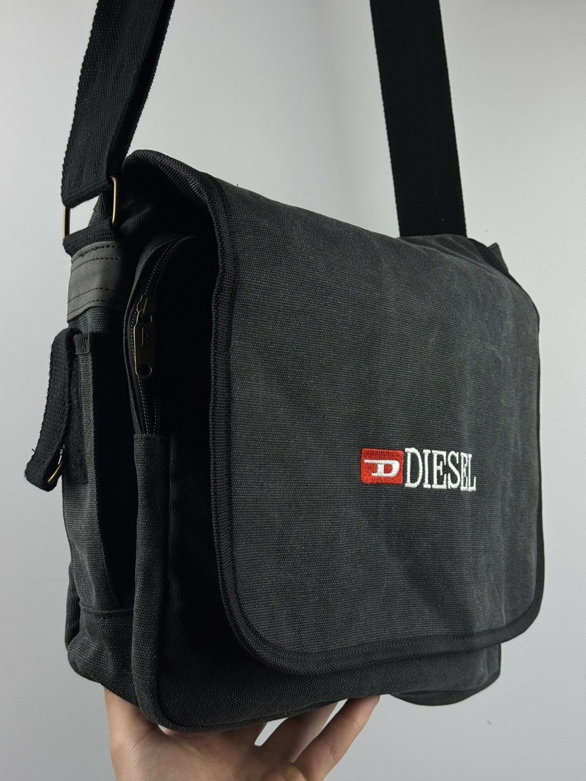 Diesel Vintage Y2K Diesel Shoulder / Crossbody Bag Black Size ONE SIZE - 1 Thumbnail