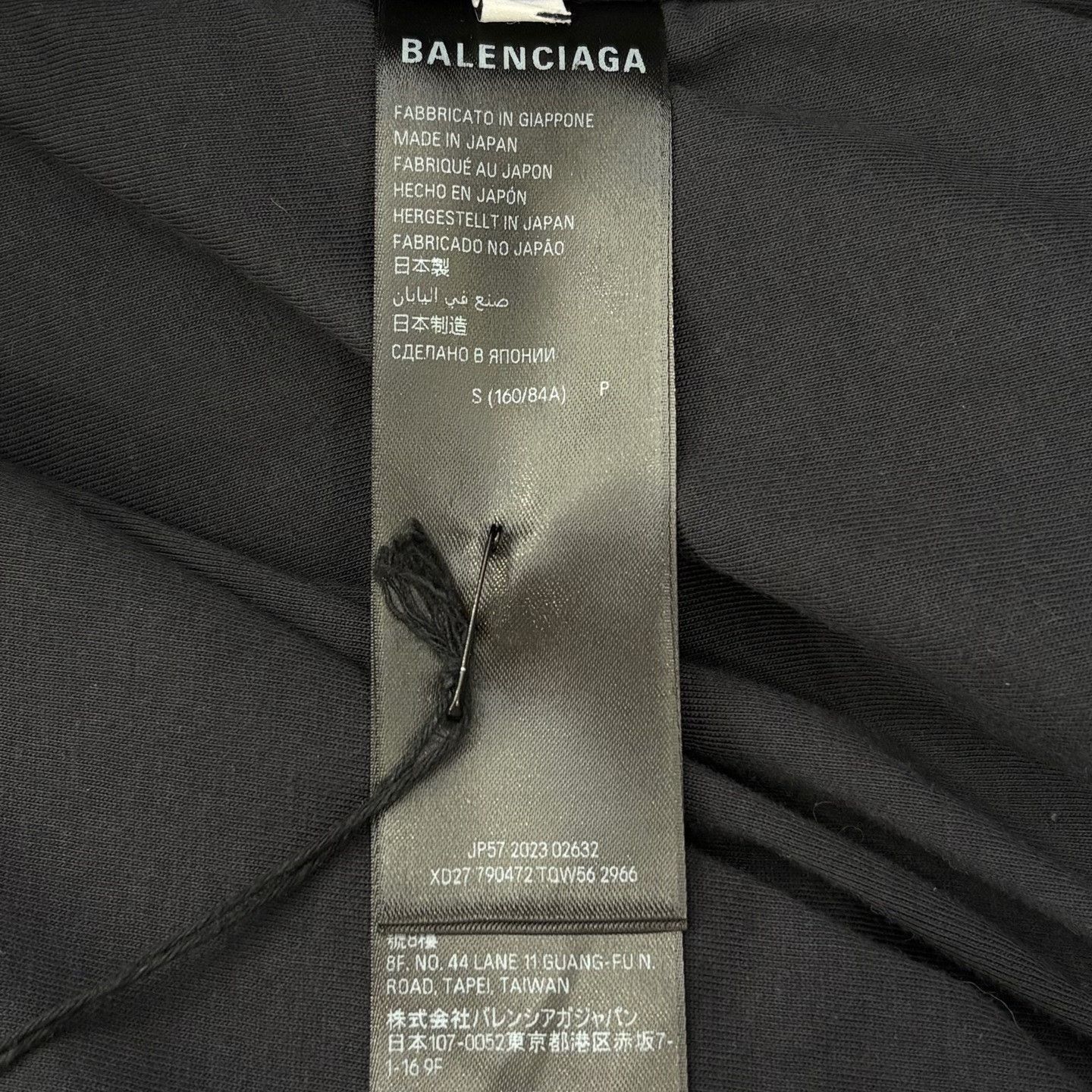 Balenciaga Balenciaga Retro-style faded gray cotton jacket with lette Size US S / EU 44-46 / 1 - 4 Thumbnail