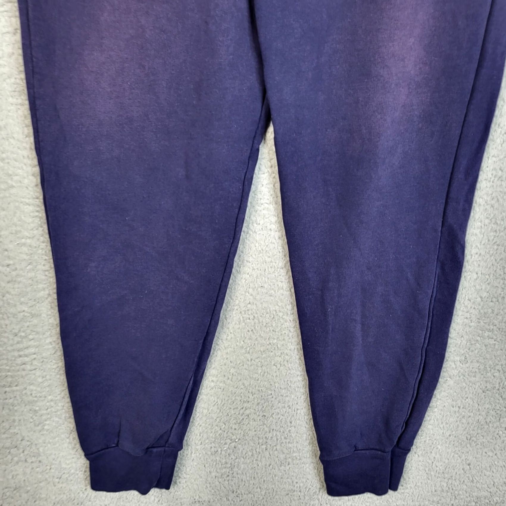 Vintage Religion Purple Jogger Pants - Solid Cotton Tapered Casual Casual Women S Pant S/P Size 28" / US 6 / IT 42 - 3 Thumbnail