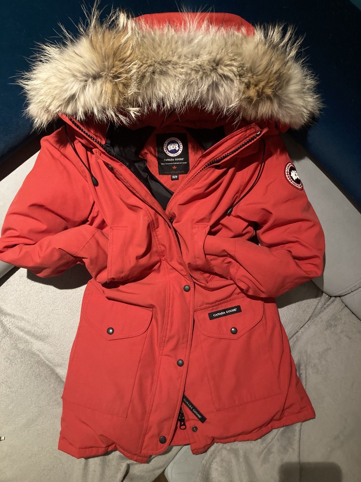Winter Jacket Canada Goose Trillium Fur Trim Parka Canada Goose