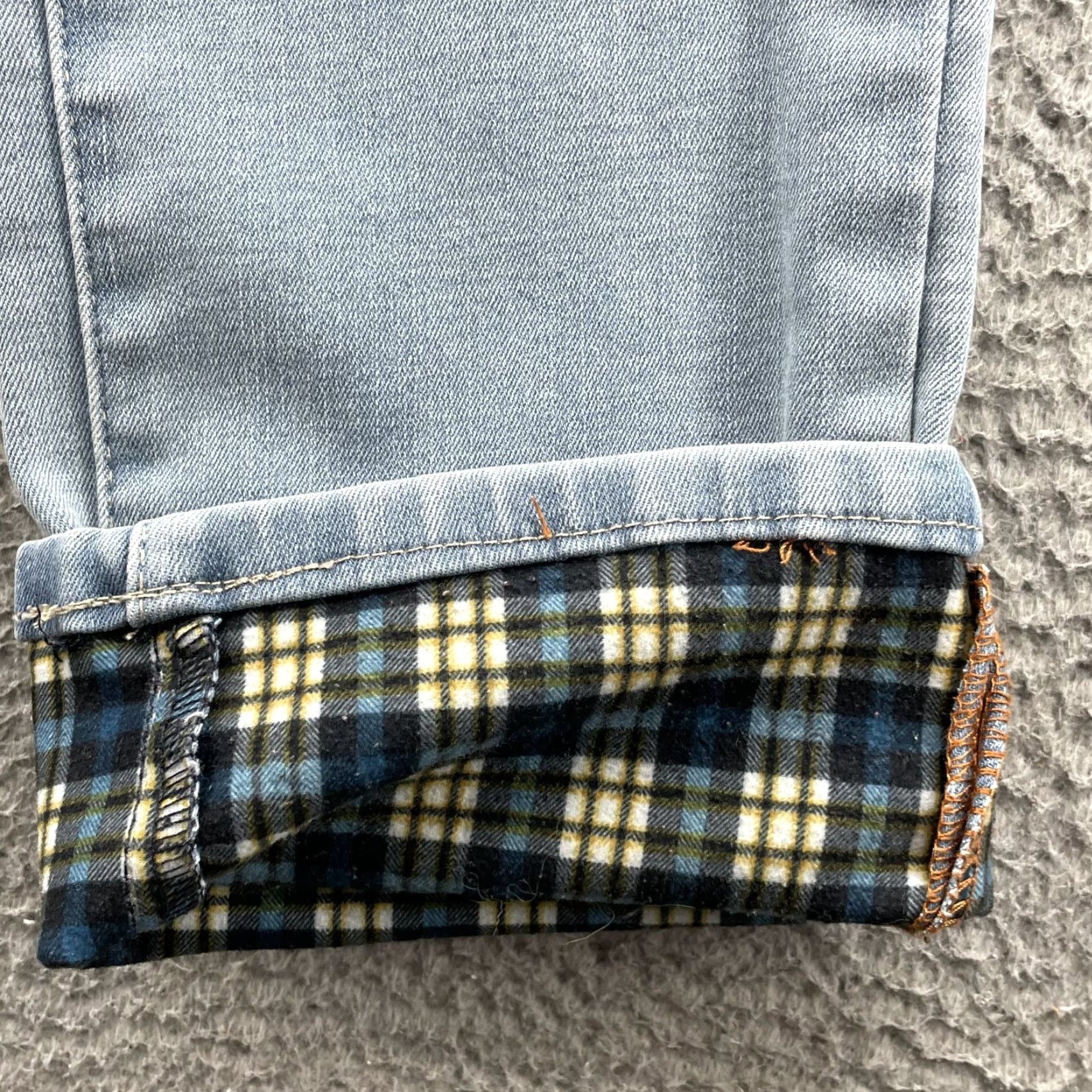 Weatherproof Weatherproof Vintage Flannel-Lined Jeans Women 31x27.5 Blue Straight Outdoor Size 24" / US 00 / IT 34 - 3 Thumbnail