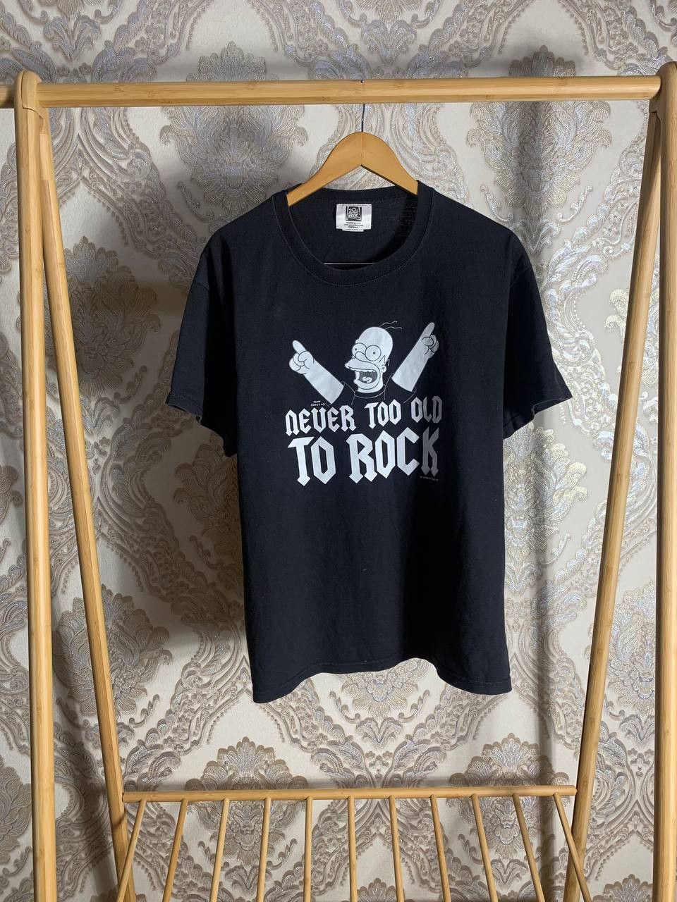 Cartoon Network Vintage The Simpsons HOMMER Rock Retro T-shirt Fox Y2K 90s Size US XL / EU 56 / 4 - 1 Thumbnail