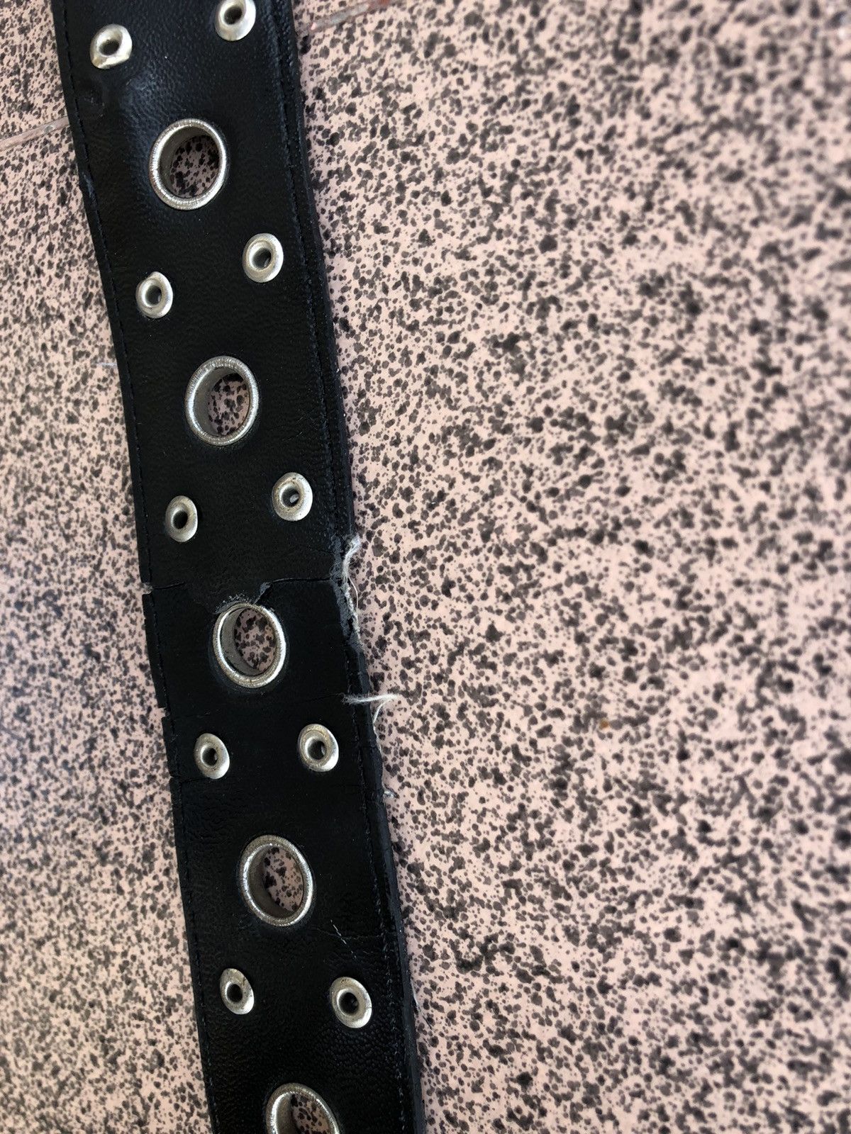 Japanese Brand Silver belt Leather studded like lgb if six was nine Size ONE SIZE - 5 Thumbnail