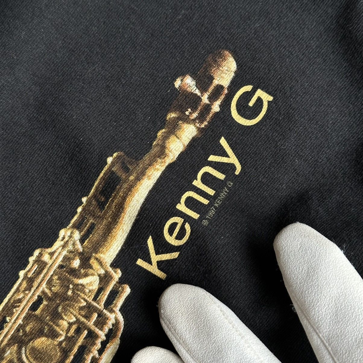 Band Tees Vintage 1997 Kenny G Saxophone Jazz Single Stitch Promo Tee Size US XL / EU 56 / 4 - 3 Thumbnail
