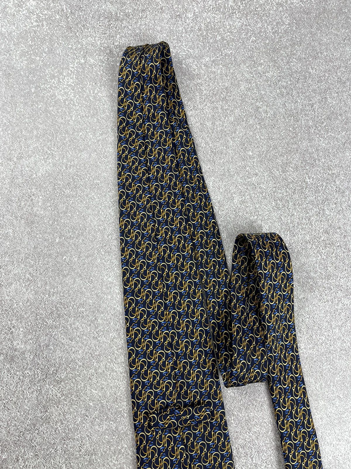Burberry × Vintage Vintage Burberry Printed Silk Tie Size ONE SIZE - 8 Thumbnail