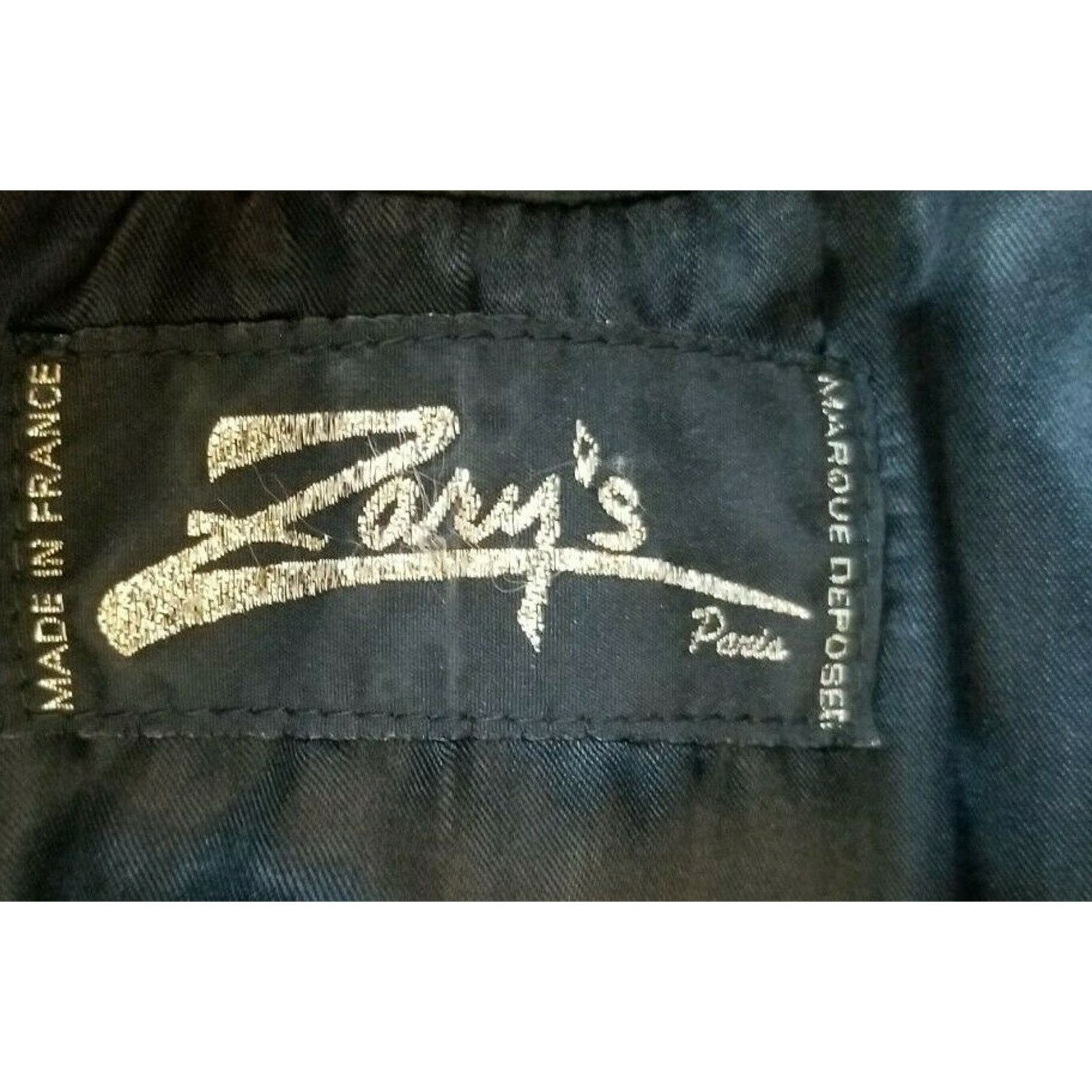 Vintage VINTAGE Zary's PARIS Black Leather Jacket Embellished Size S / US 4 / IT 40 - 9 Thumbnail