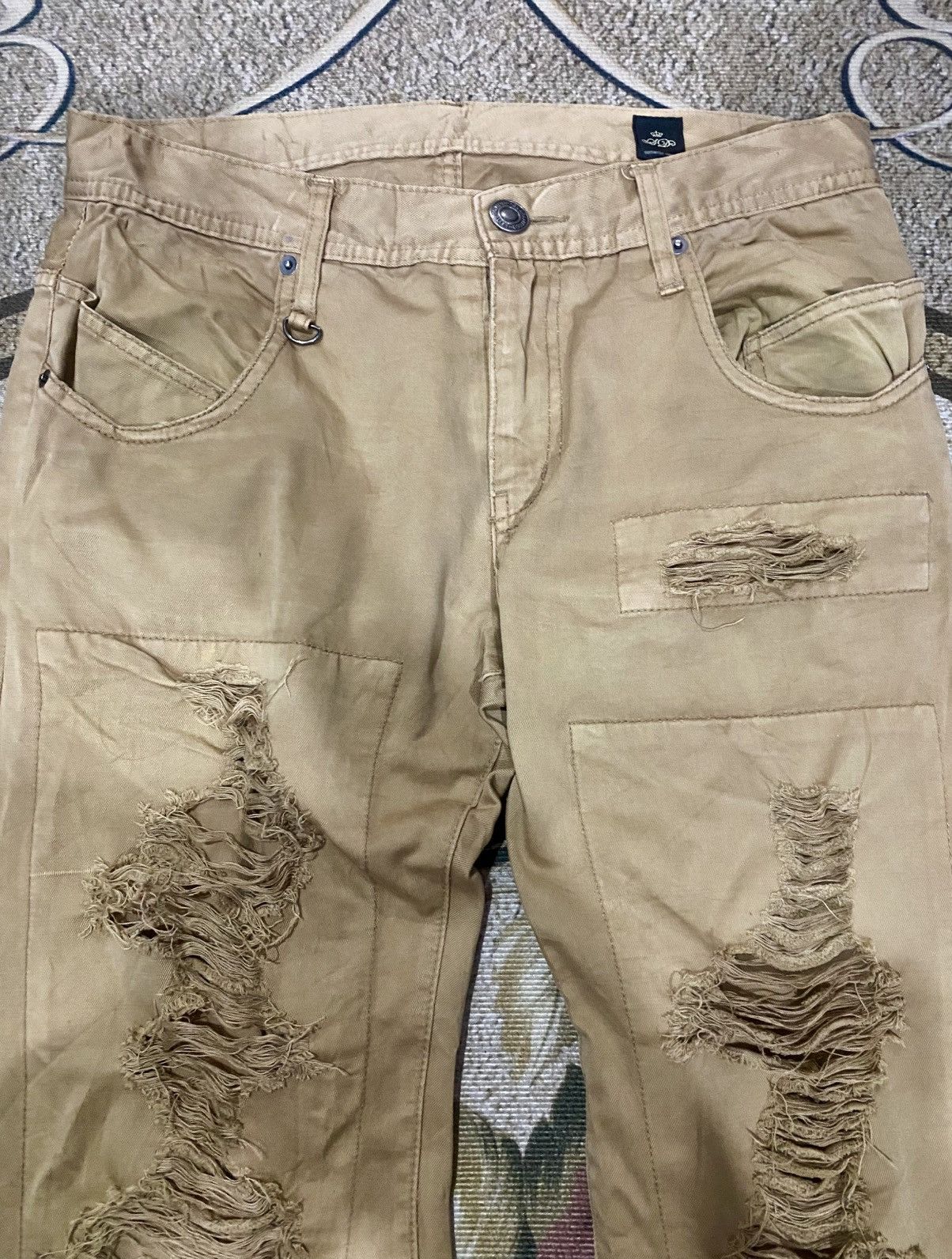 If Six Was Nine × Tornado Mart × semanticdesign semantic design distressed pattern pants Size US 30 / EU 46 - 4 Thumbnail