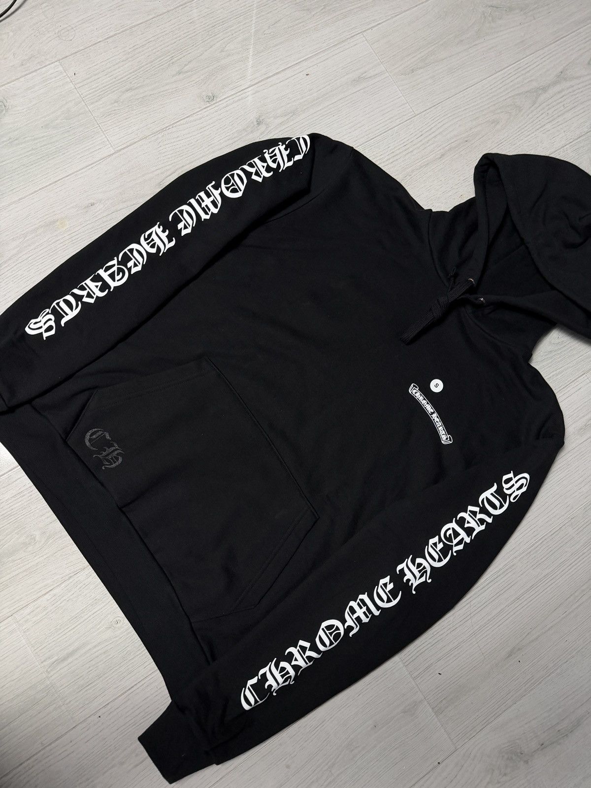 Chrome Hearts Chrome Hearts Scroll Sleeve Print Hoodie Size US S / EU 44-46 / 1 - 3 Thumbnail